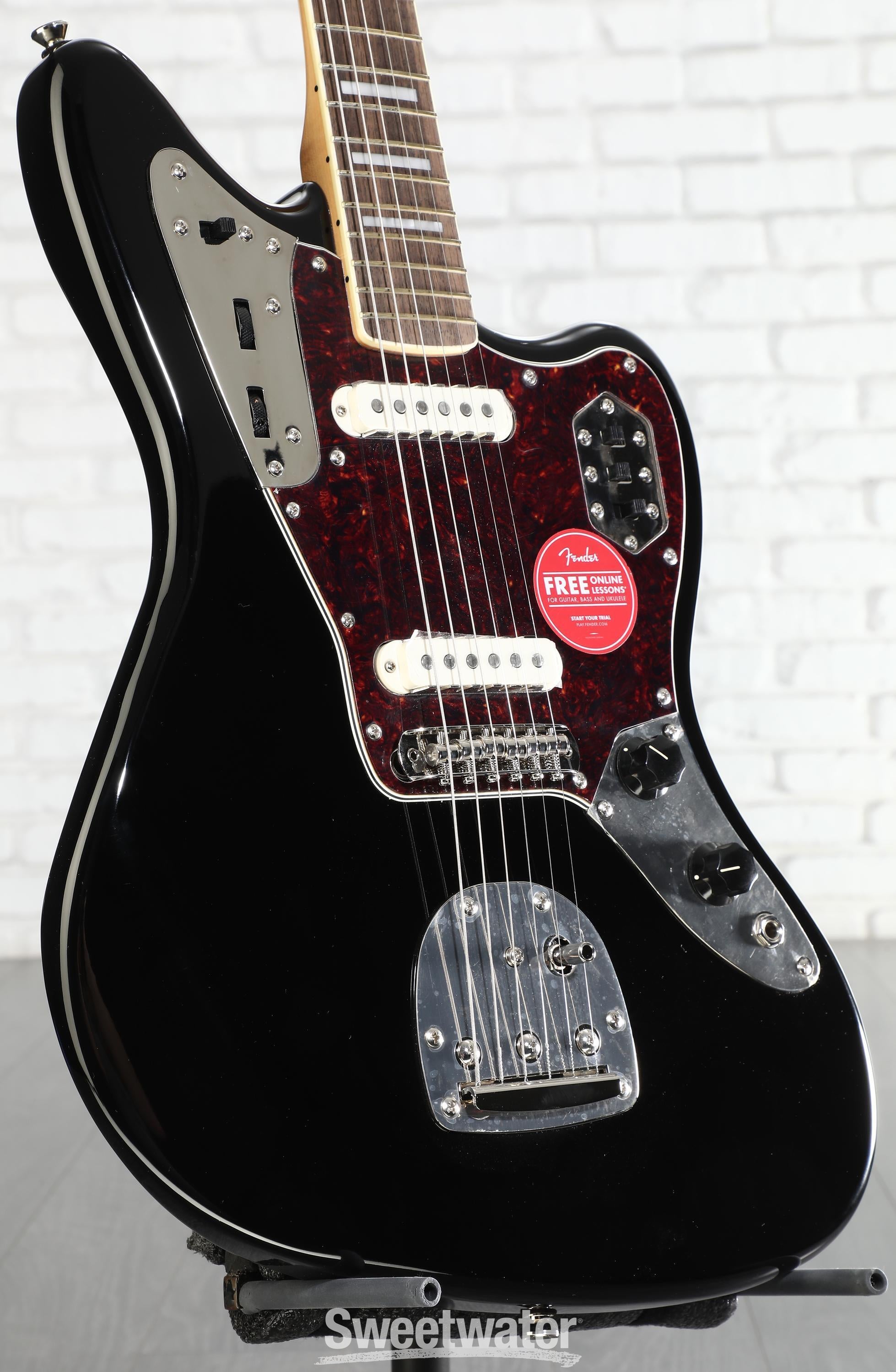 Squier Classic Vibe '70s Jaguar - Black Reviews | Sweetwater