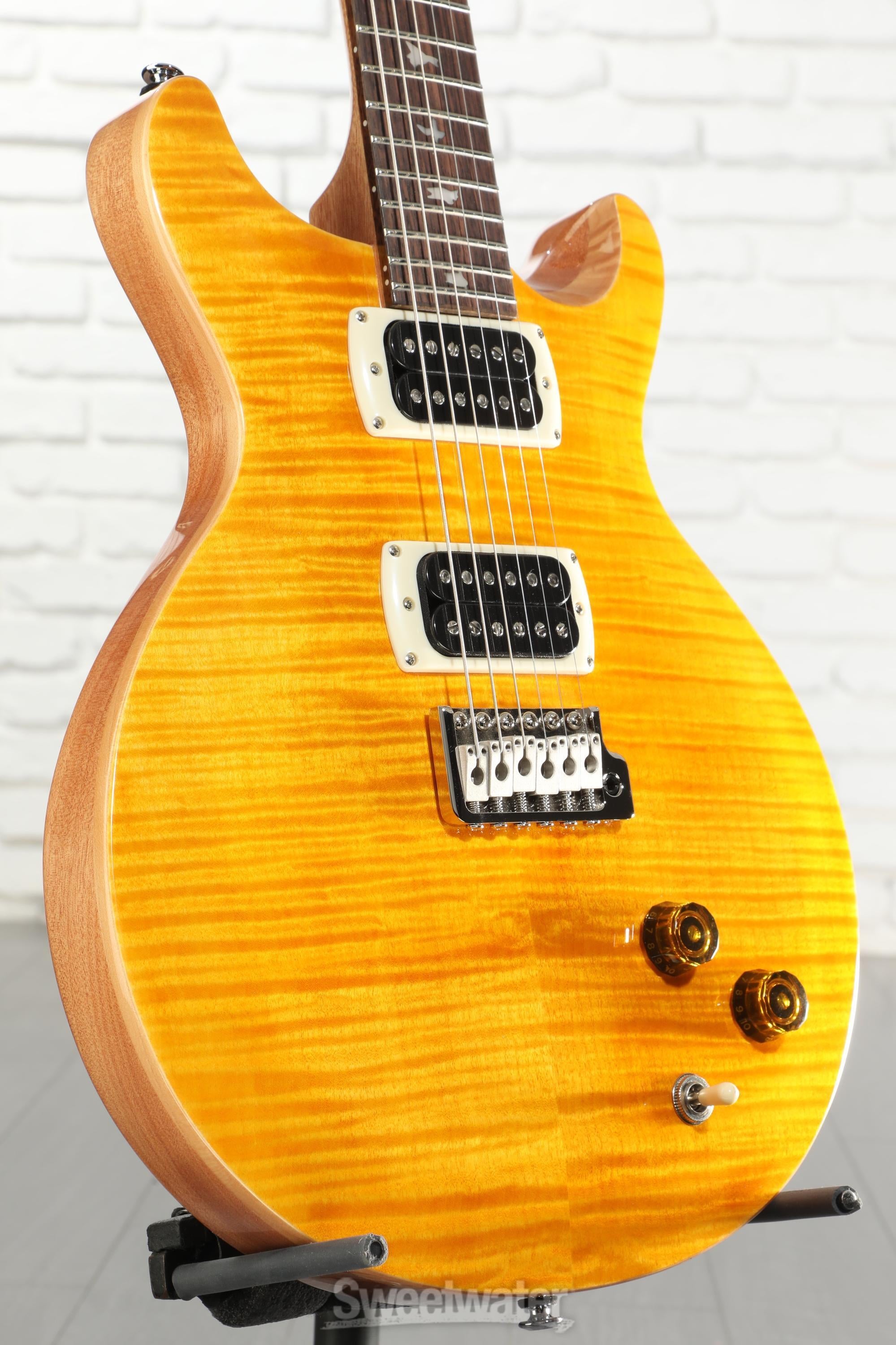 PRS SE Santana Electric Guitar - Santana Yellow Reviews | Sweetwater