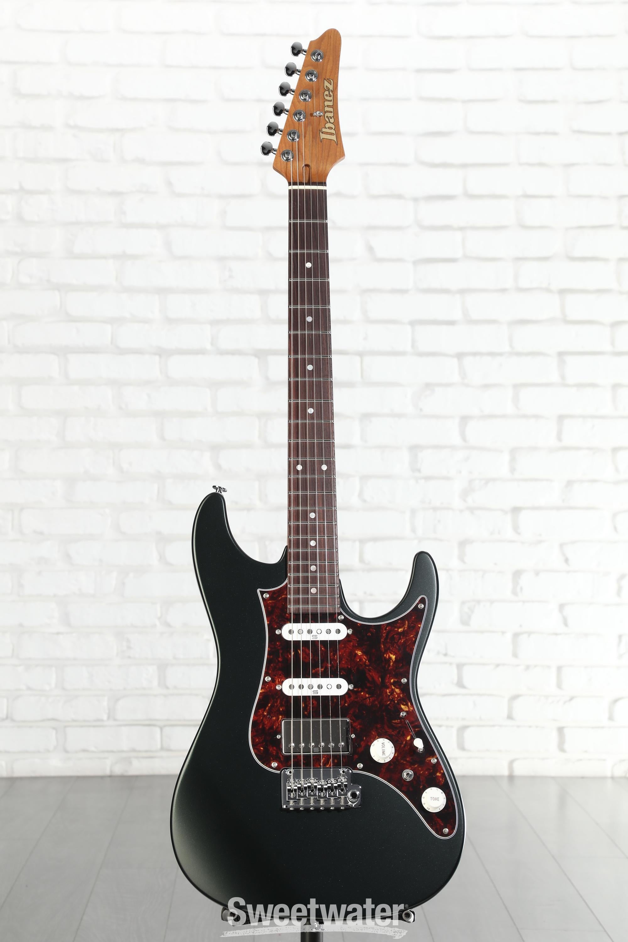 Ibanez Prestige AZ2204N Electric Guitar - Ivy Green Metallic Flat