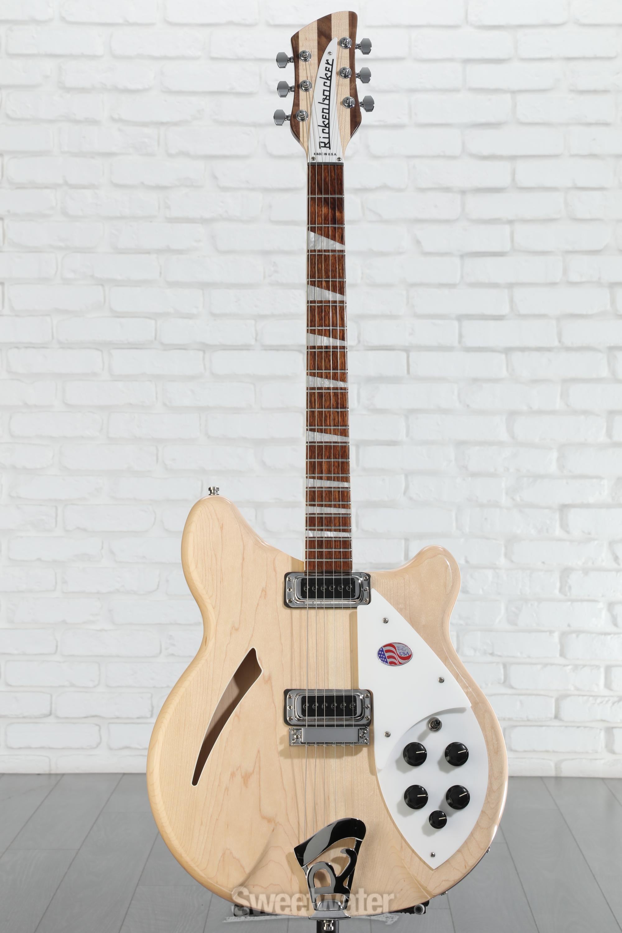 Rickenbacker 360 Thinline Electric Guitar - Mapleglo