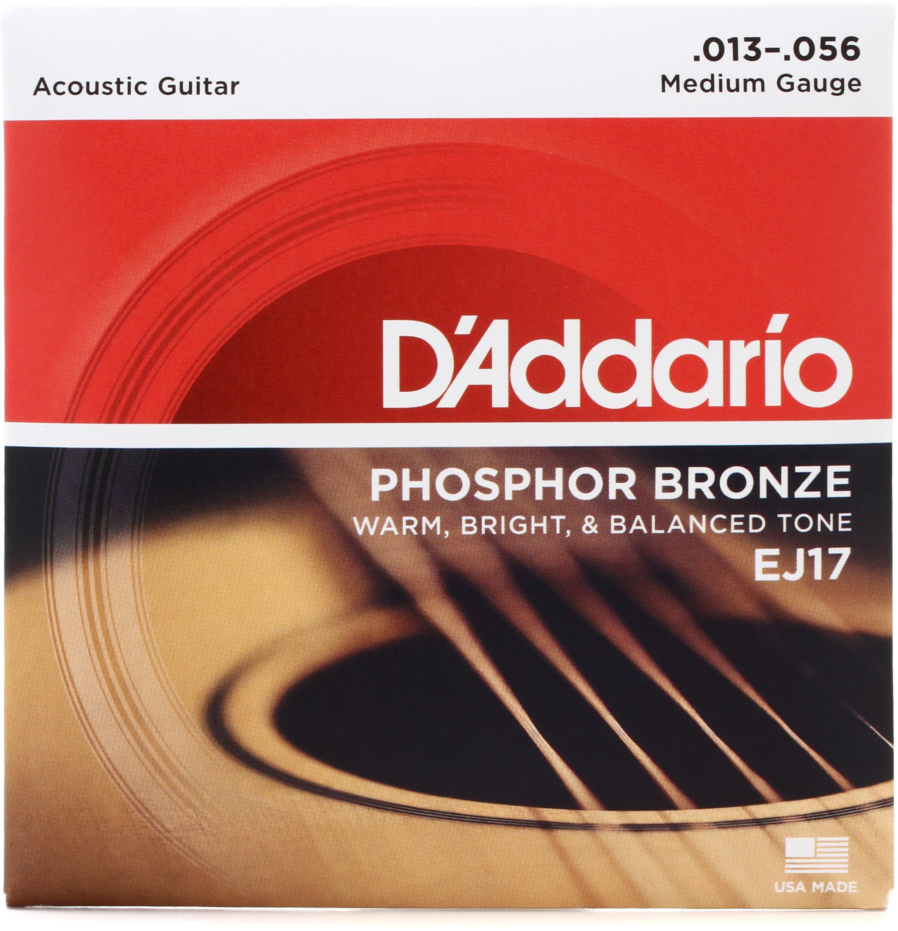 D Addario EJ17 Phosphor Bronze Acoustic Guitar Strings .013 .056