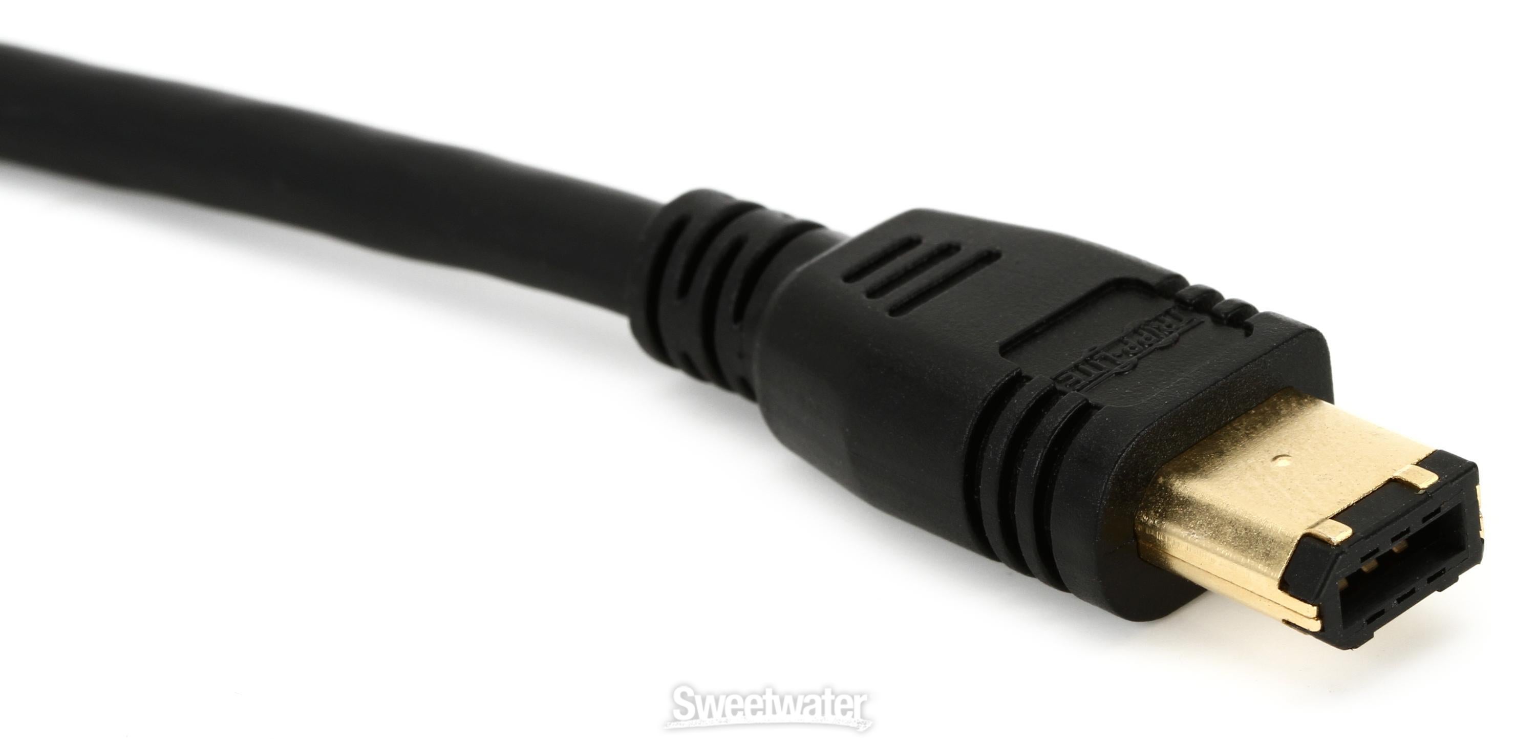 ファイヤーワイヤー　6.6 Tripp Lite F005-006 6-pin FireWire Cable - 6 foot | Sweetwater