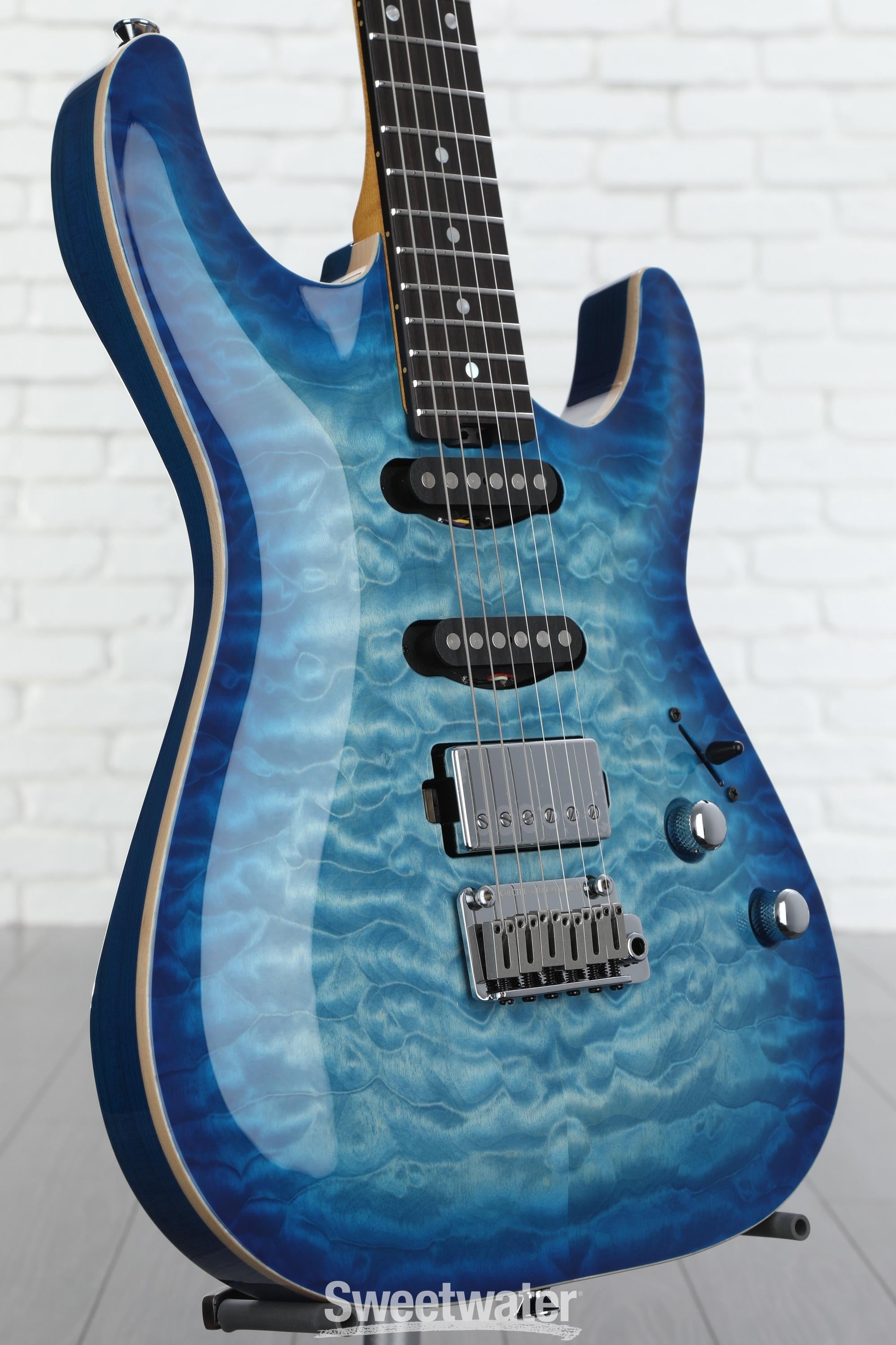 Schecter California Classic Solidbody Electric Guitar - Trans Sky