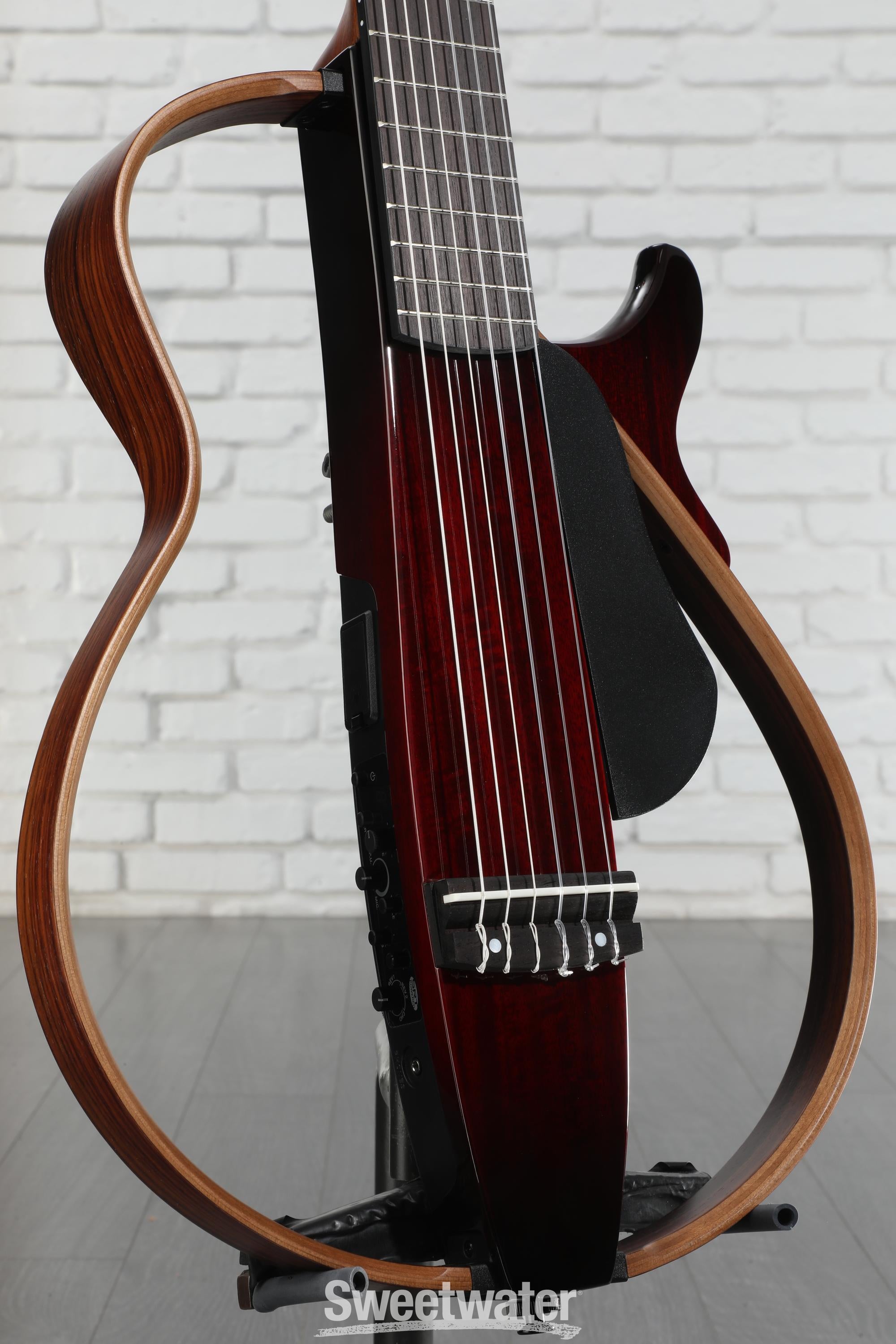 Yamaha SLG200N Silent Nylon-String Guitar - Crimson Red