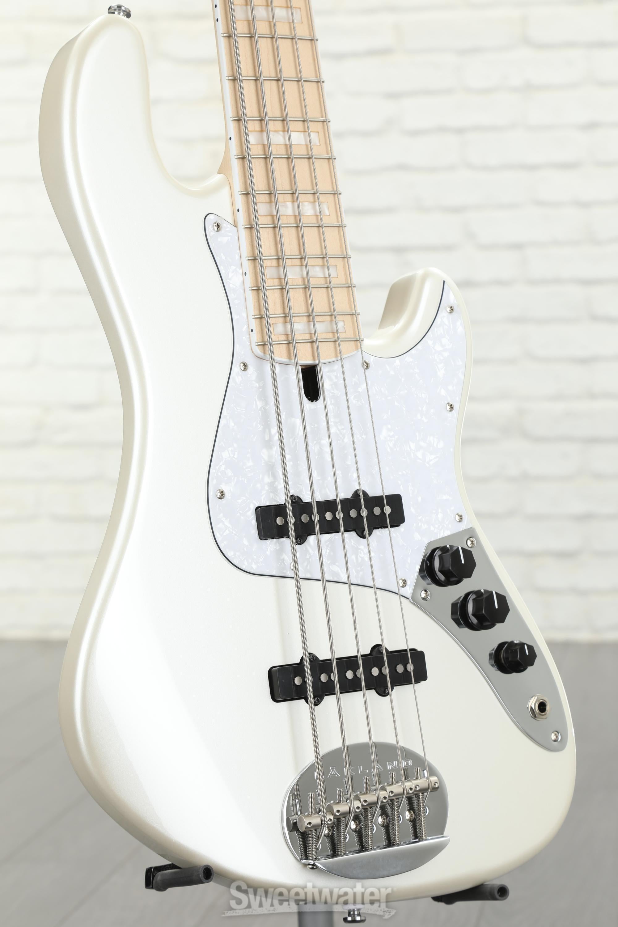 Lakland Skyline Darryl Jones DJ-5 5-string Bass Guitar - White ... Image DJ Jones image beautiful image beautiful image beautiful image beautiful - Lakland Skyline Darryl Jones DJ-5 5-string Bass Guitar - White ...