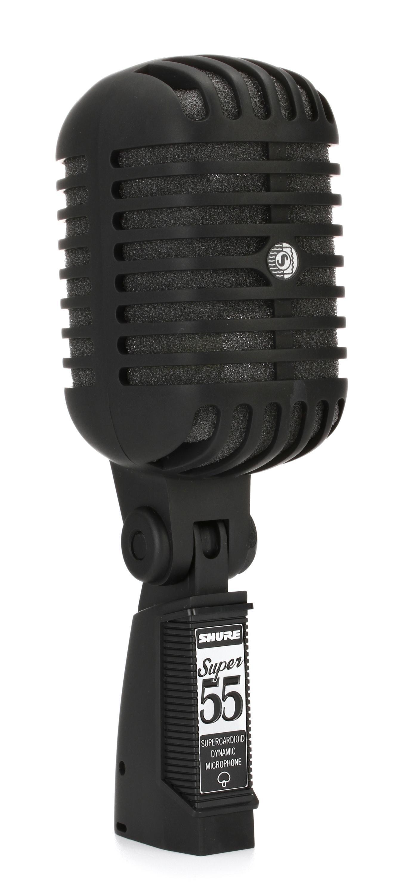 美中古 Shure Super 55-BLK Pitch Black Super 55-BLK - Vocal Microphone Pitch Black Edition - Shure USA