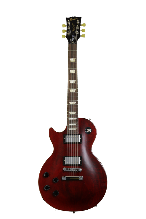 Gibson Les Paul '60s Tribute Min-ETune Left Hand - Wine Red Vintage Gloss