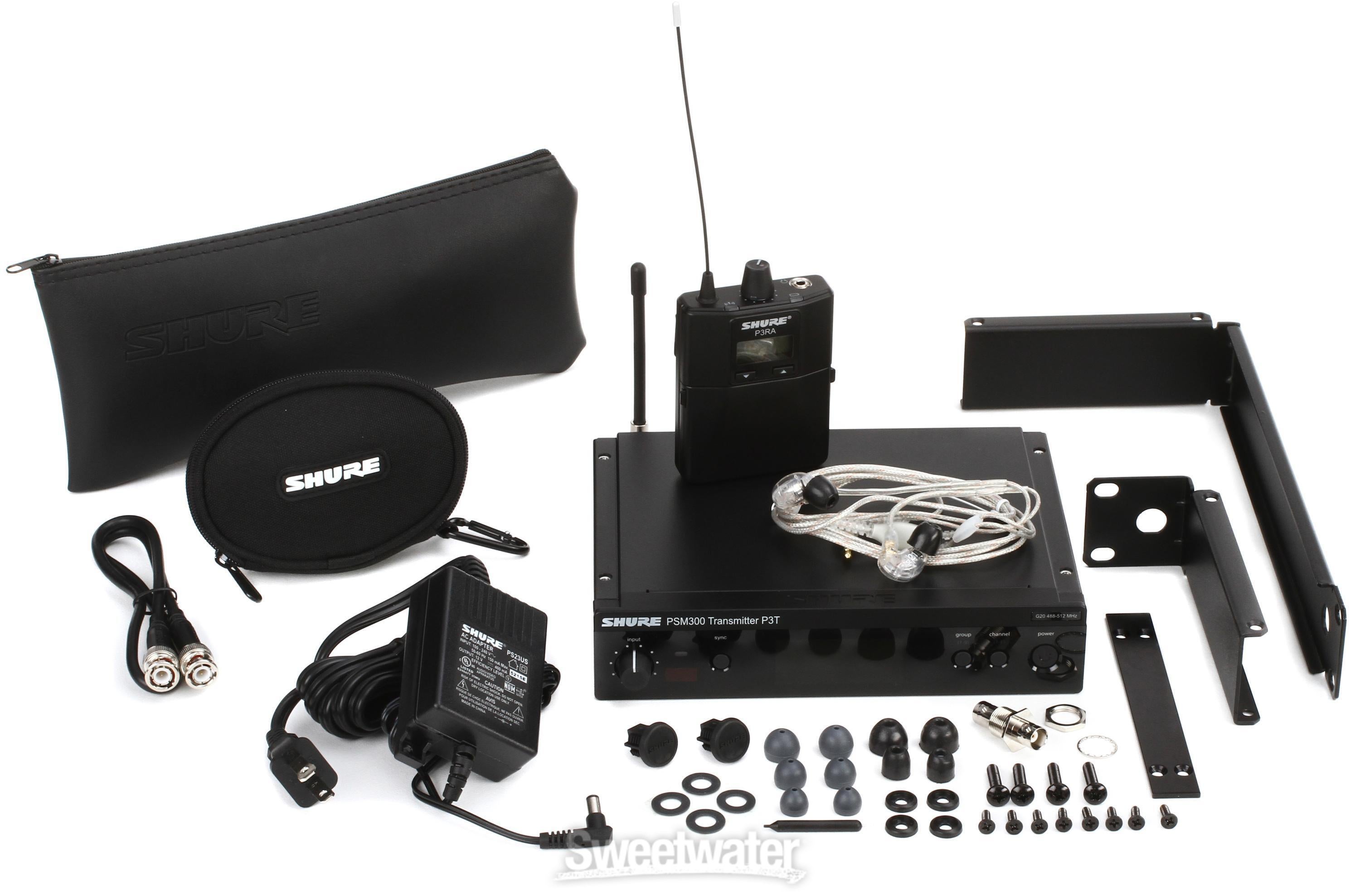 Shure PSM300 P3TRA215CL Wireless In-ear Monitor System - G20 Band