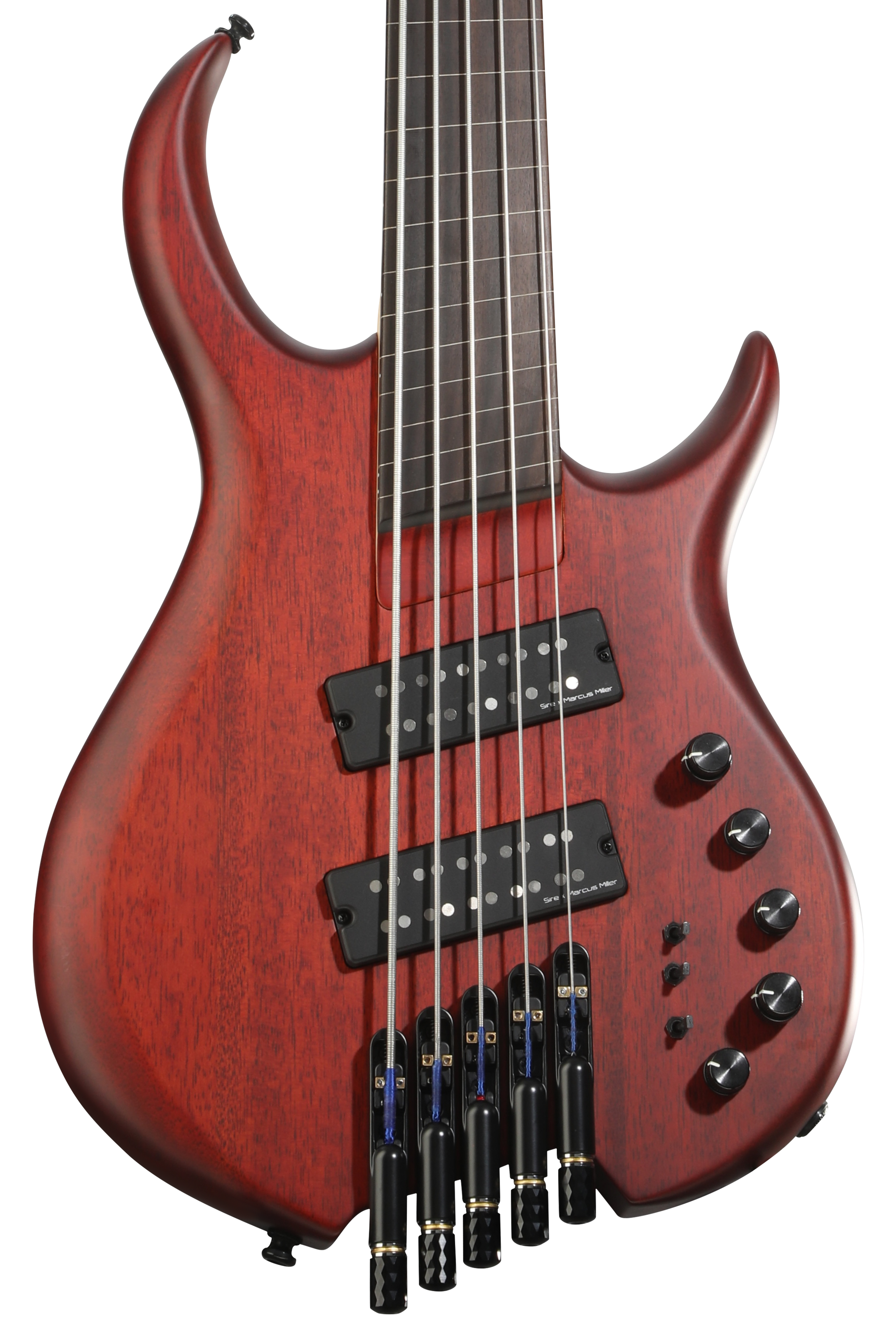 Sire Marcus Miller M6 5-string Headless Bass Guitar - Black Satin