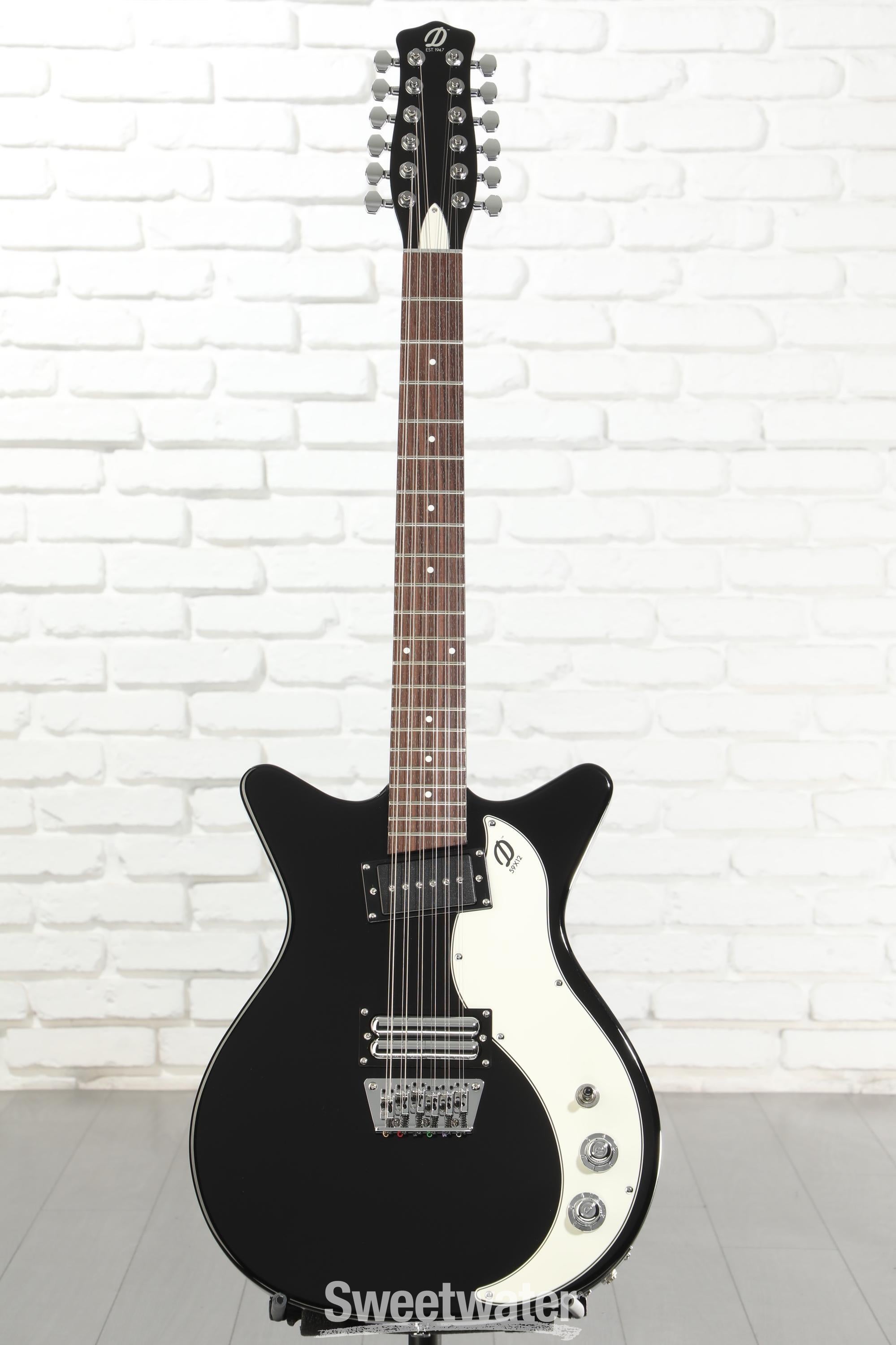 Danelectro 59X12 12-string Electric Guitar - Black | Sweetwater