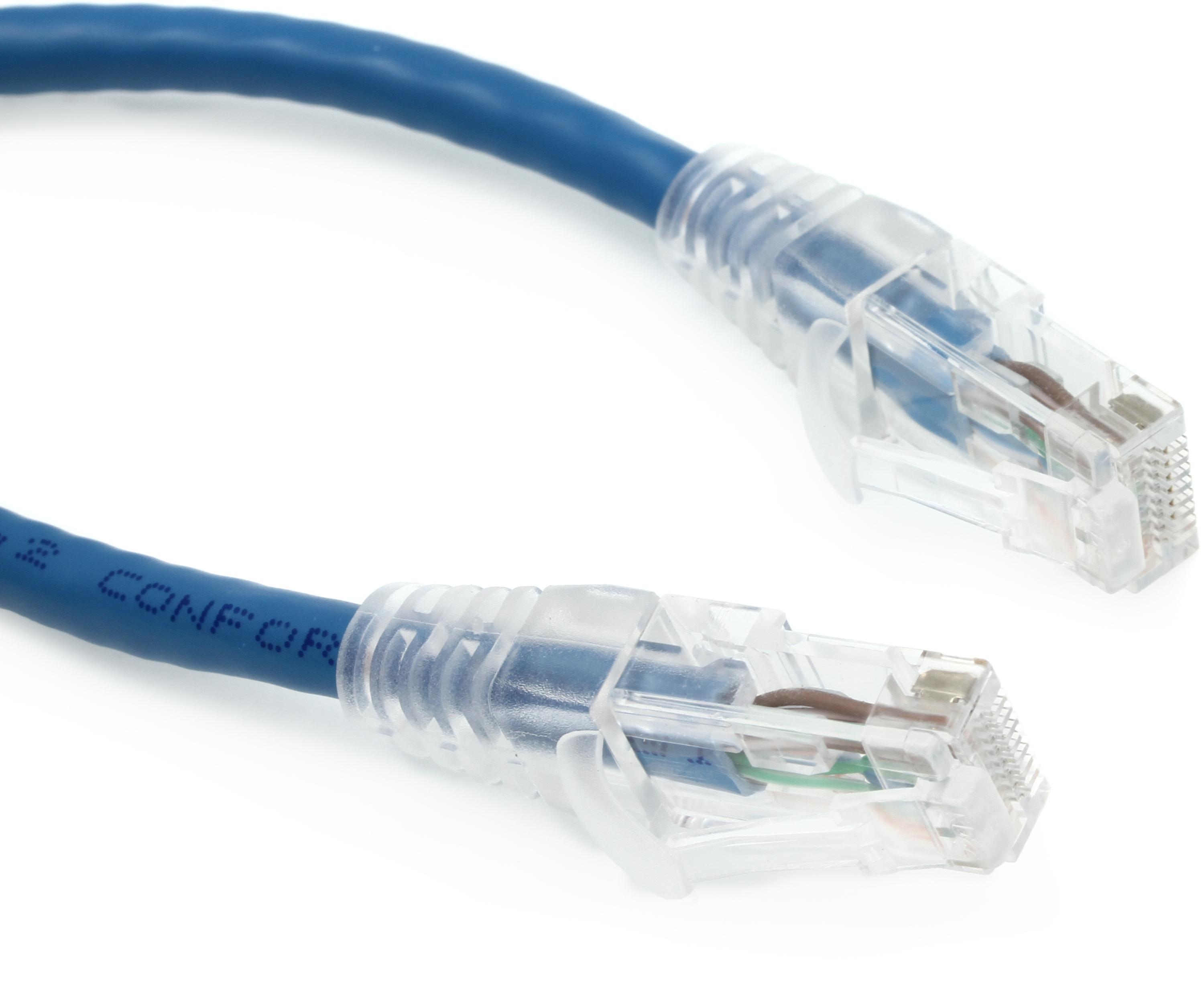 Photo of Pro Co CC6.B.MB.025F Cat 6 Ethernet Cable - 25 foot Blue