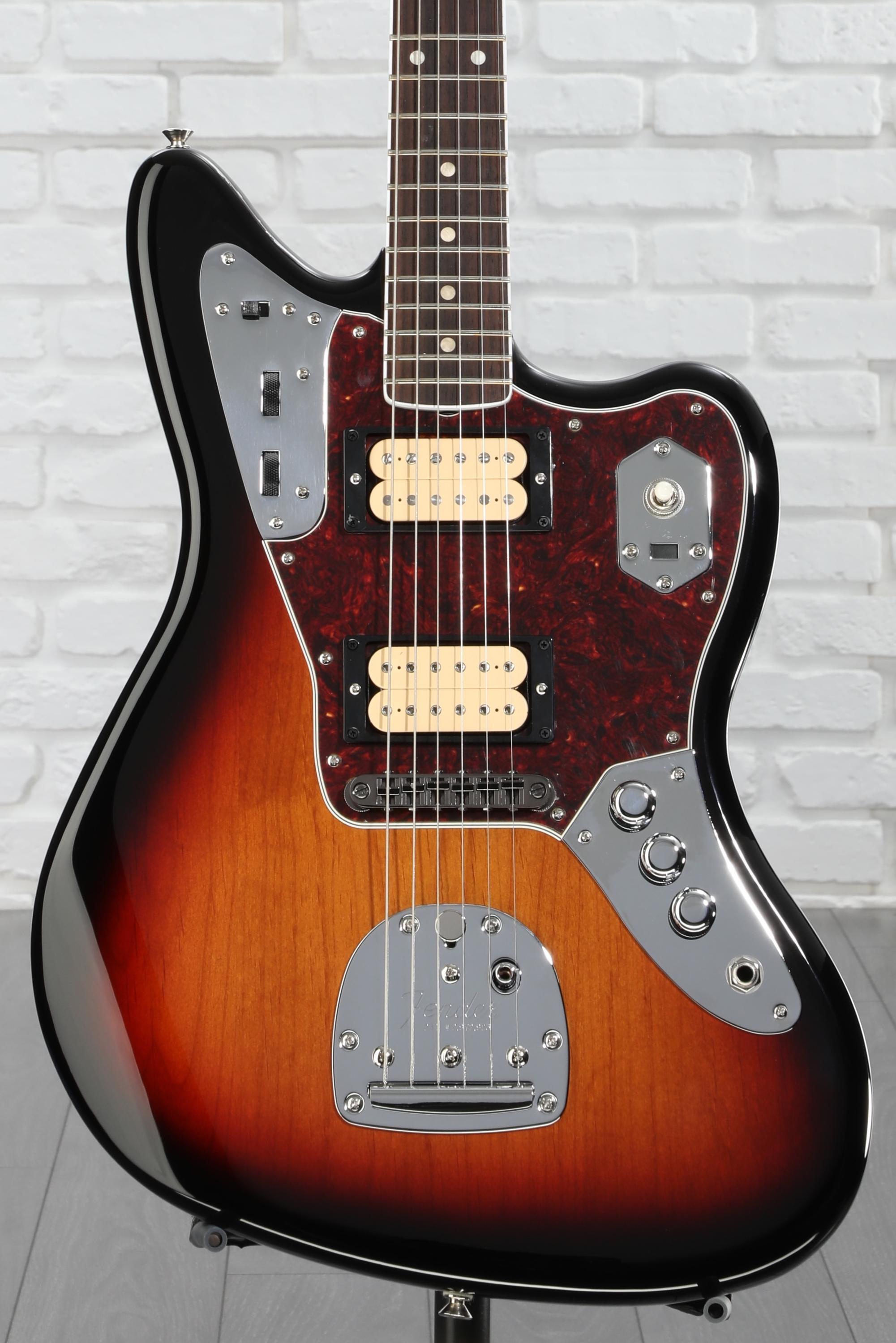 ギター FENDER  Cobain Jaguar NOS Amazon.com: Fender Kurt Cobain Jaguar NOS - 3-Tone Sunburst