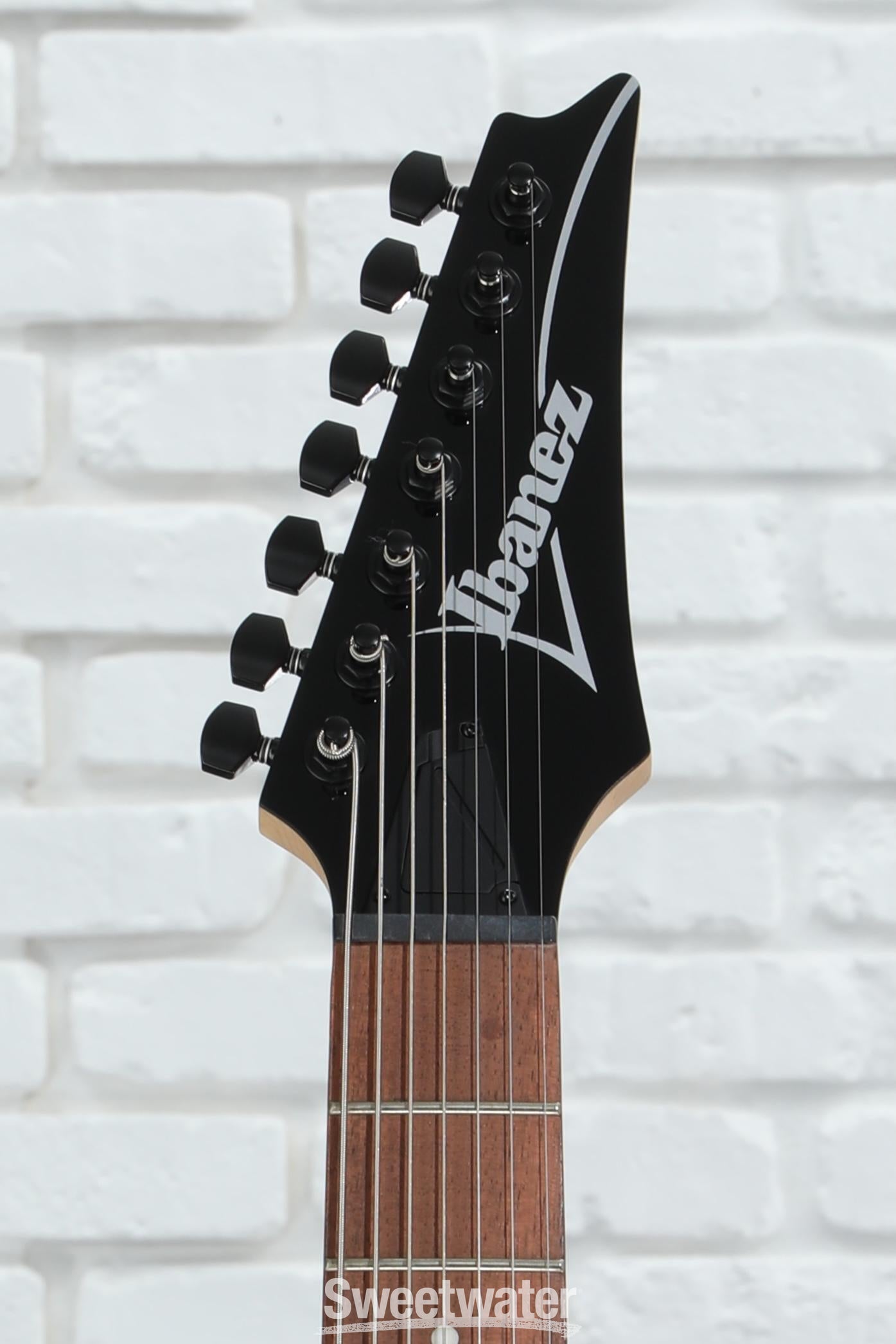 7弦ギターIbanez RG7421PB／WH10V3 /PTPRE Ibanez RG Series RG7421PB 7-String Electric Guitar Flat