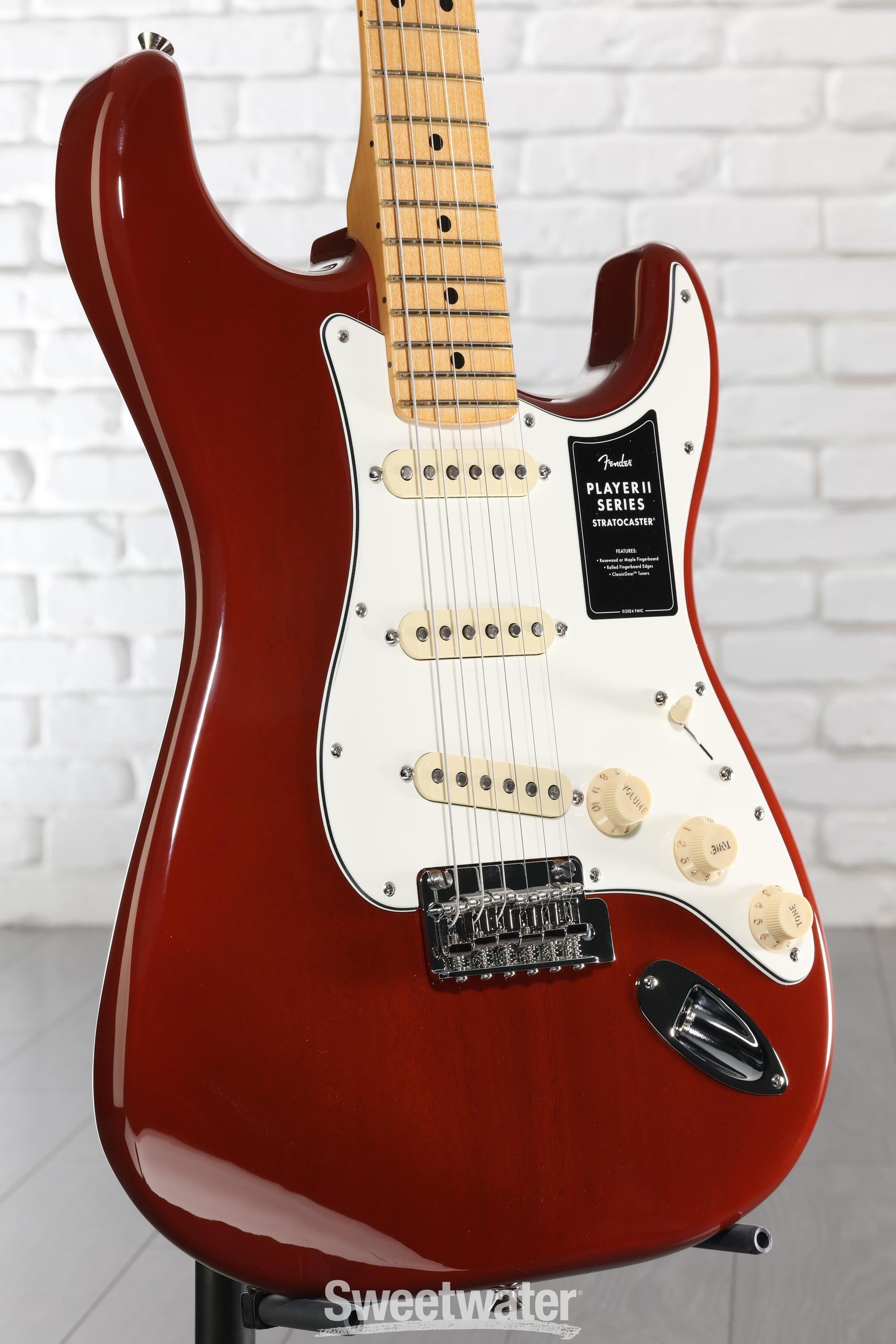 Fender Player II Stratocaster Electric Guitar - Transparent Mocha