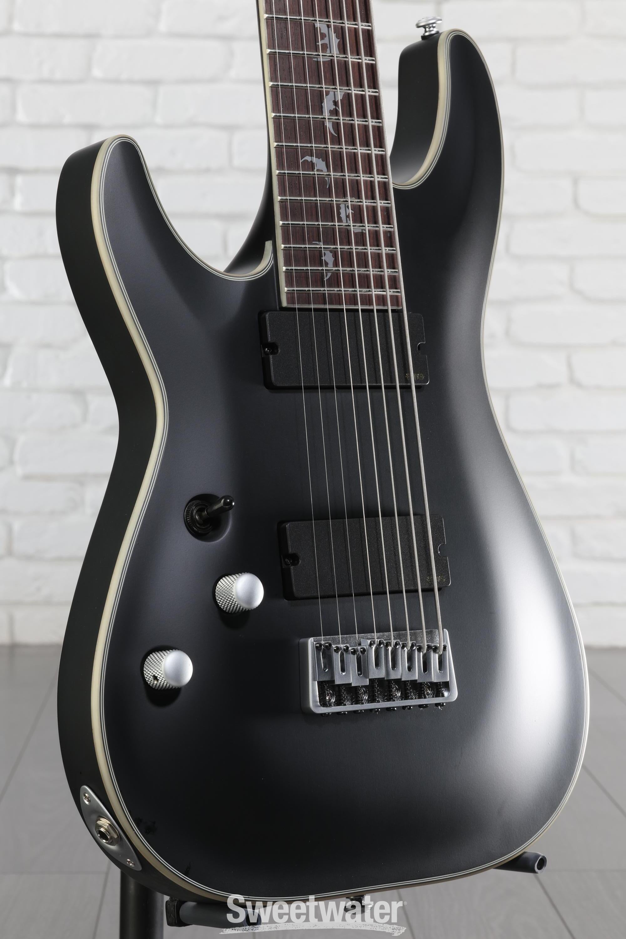 Photo of Schecter Damien Platinum 8 Left-handed - Satin Black