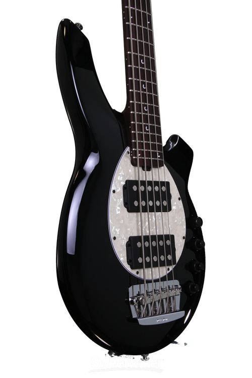 Ernie Ball Music Man Bongo 5 HH Piezo - Black, Rosewood