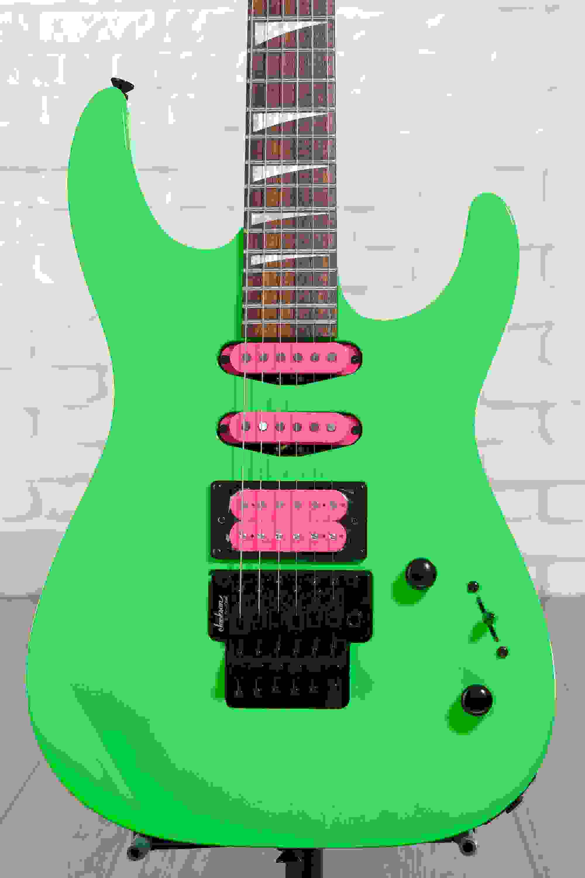 Jackson X Series Dinky DK3XR HSS Electric Guitar - Neon Green