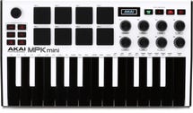 Product Image - This Item - Akai Professional MPK Mini MK III Limited Edition White 25-key Keyboard Controller