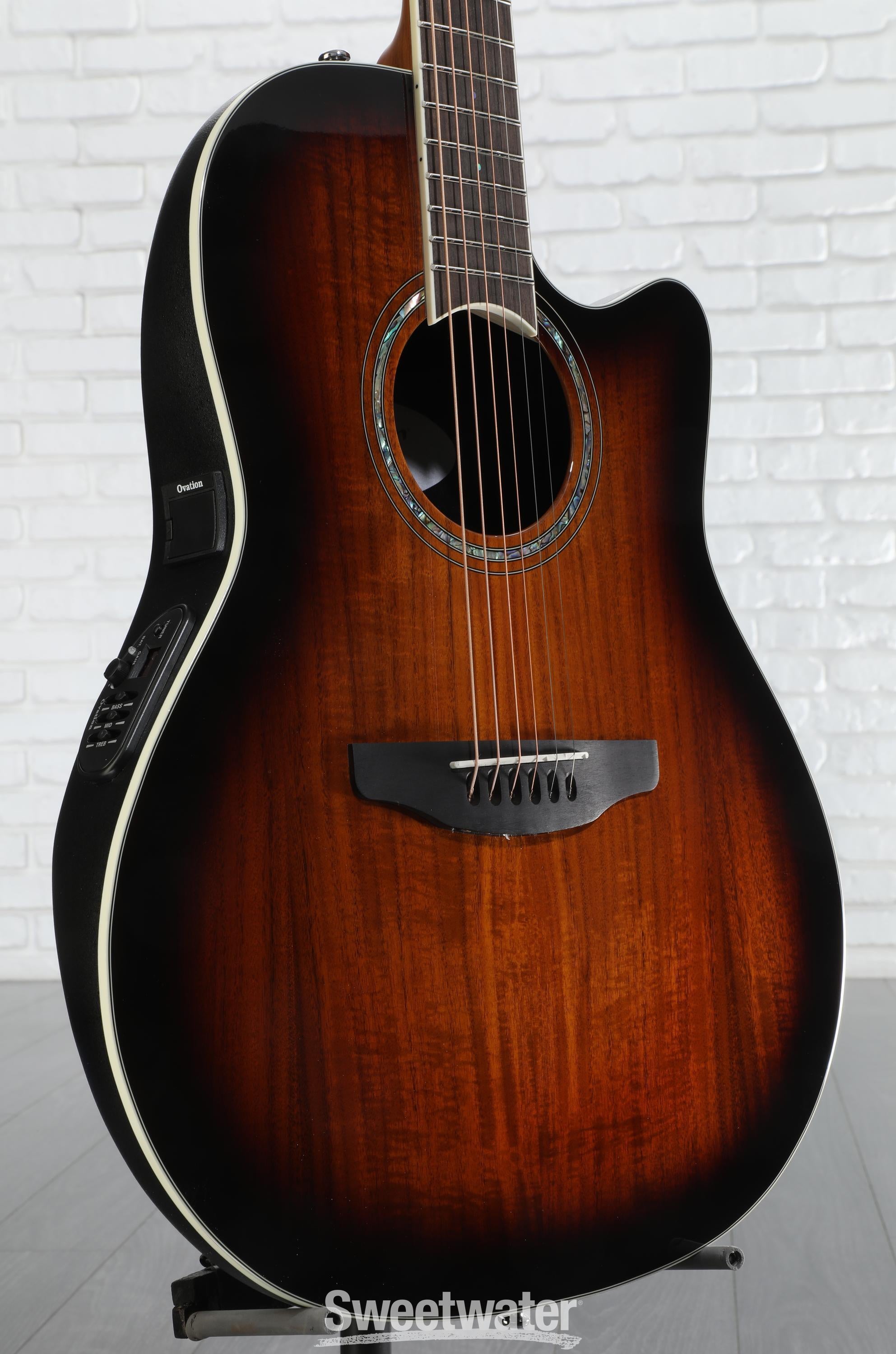 Ovation CS 288 Celebrity オベーション　エレアコ Amazon.com: Ovation CS28P-RG Celebrity Standard Exotic Super