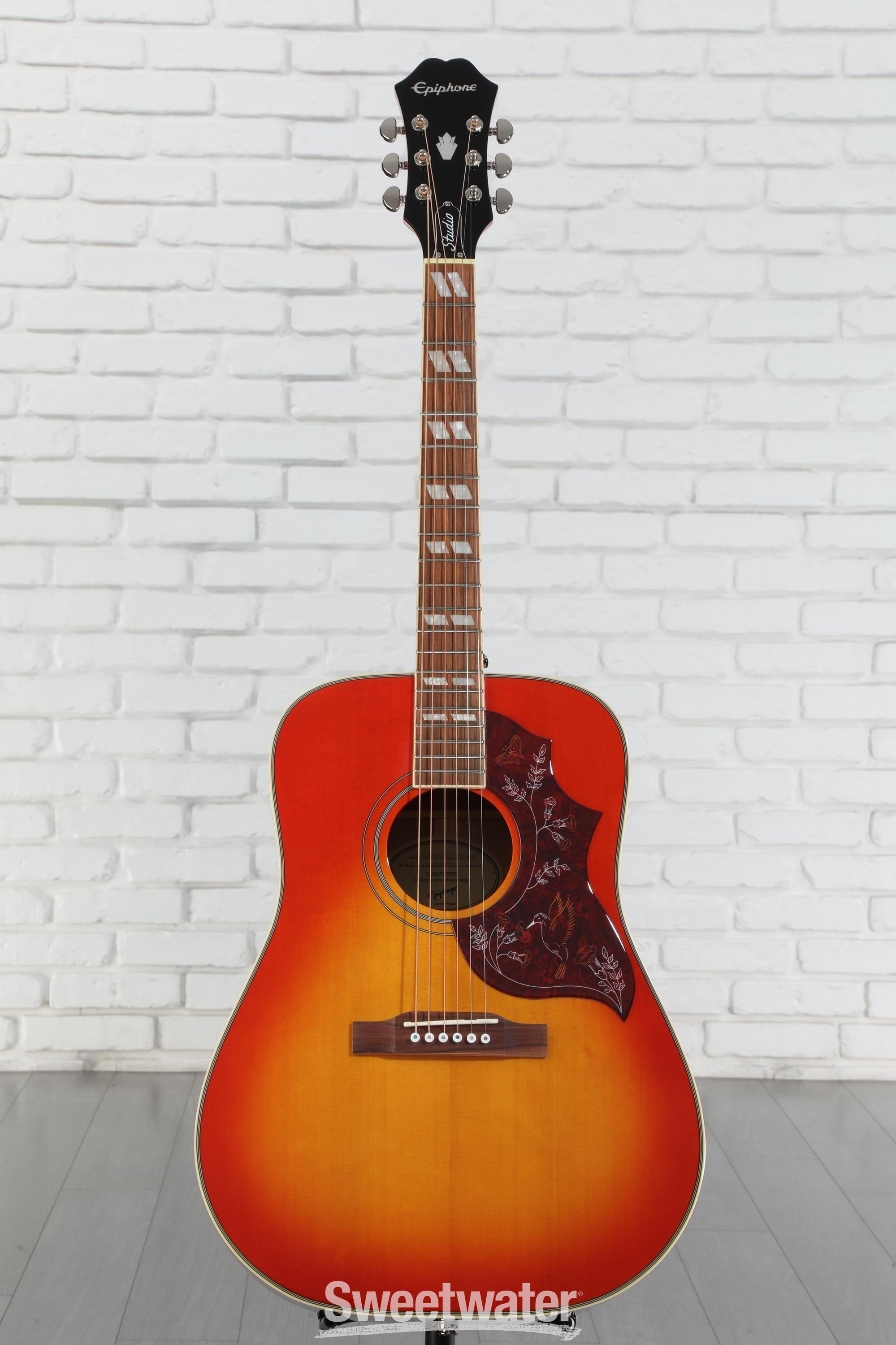 Epiphone Hummingbird Studio Acoustic-Electric Guitar - Faded