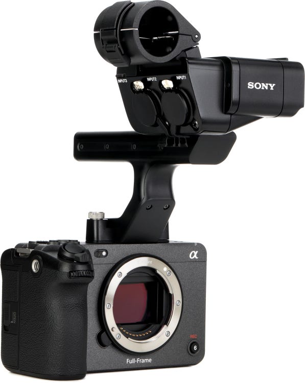 Sony Alpha FX3A Cinema Line Full-frame Camera with XLR Handle Unit