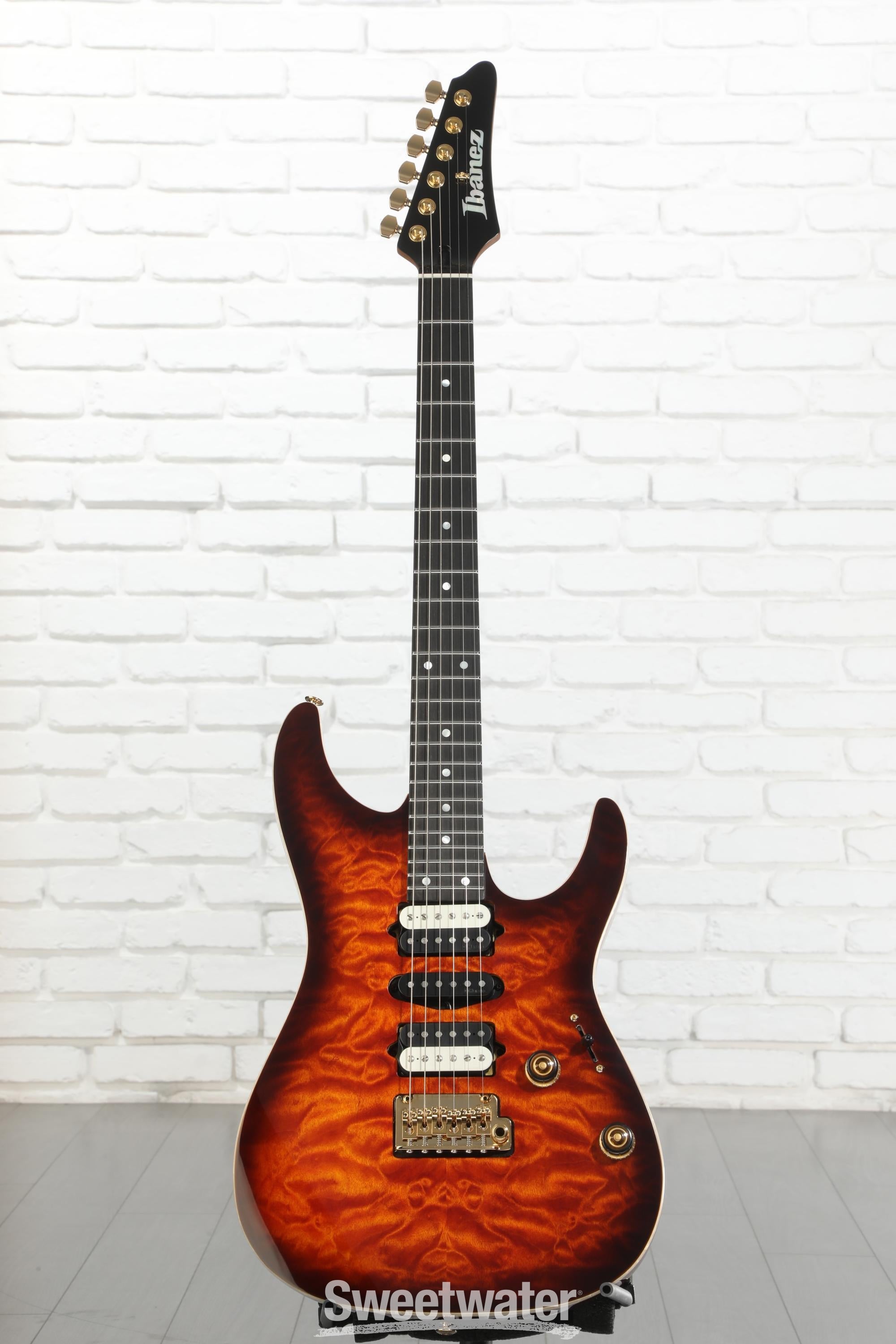 Ibanez Premium AZ47P1QM Electric Guitar - Dragon Eye Burst