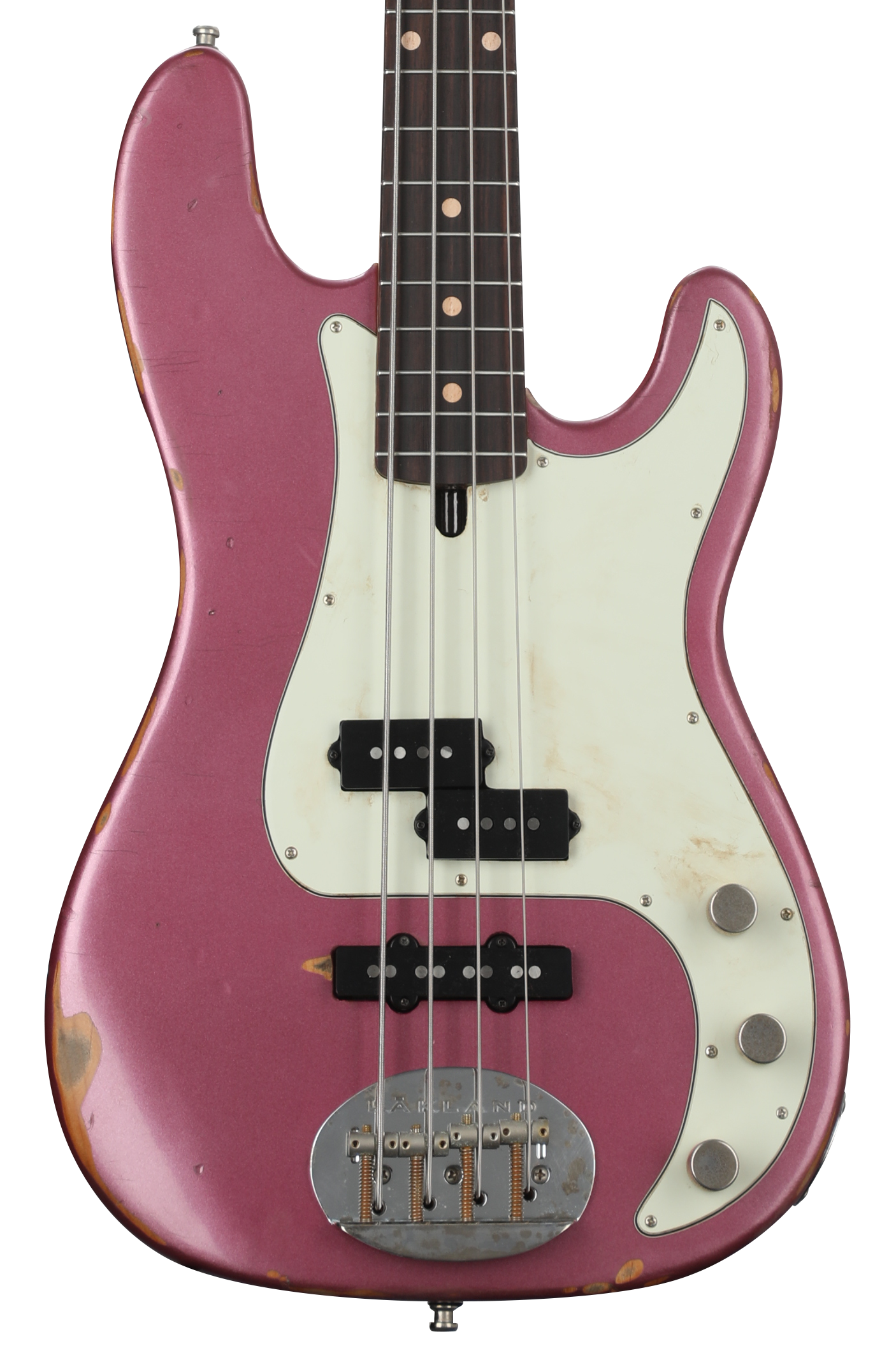 Lakland USA Classic 44-64 PJ Bass Guitar - Aged Burgundy
