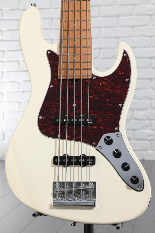 Sadowsky MetroExpress 21-fret Vintage JJ Bass, 5-string - Olympic White