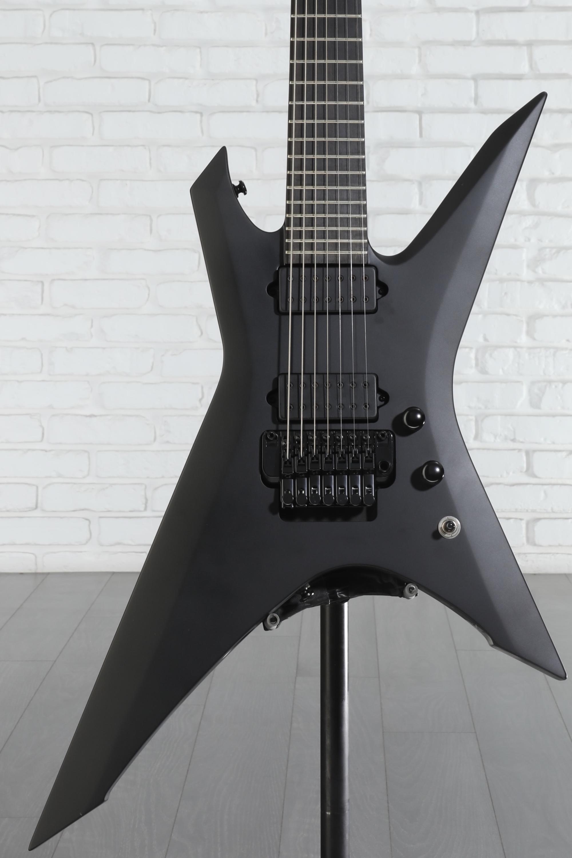 Ibanez Iron Label Xiphos 7-string - Black Flat | Sweetwater