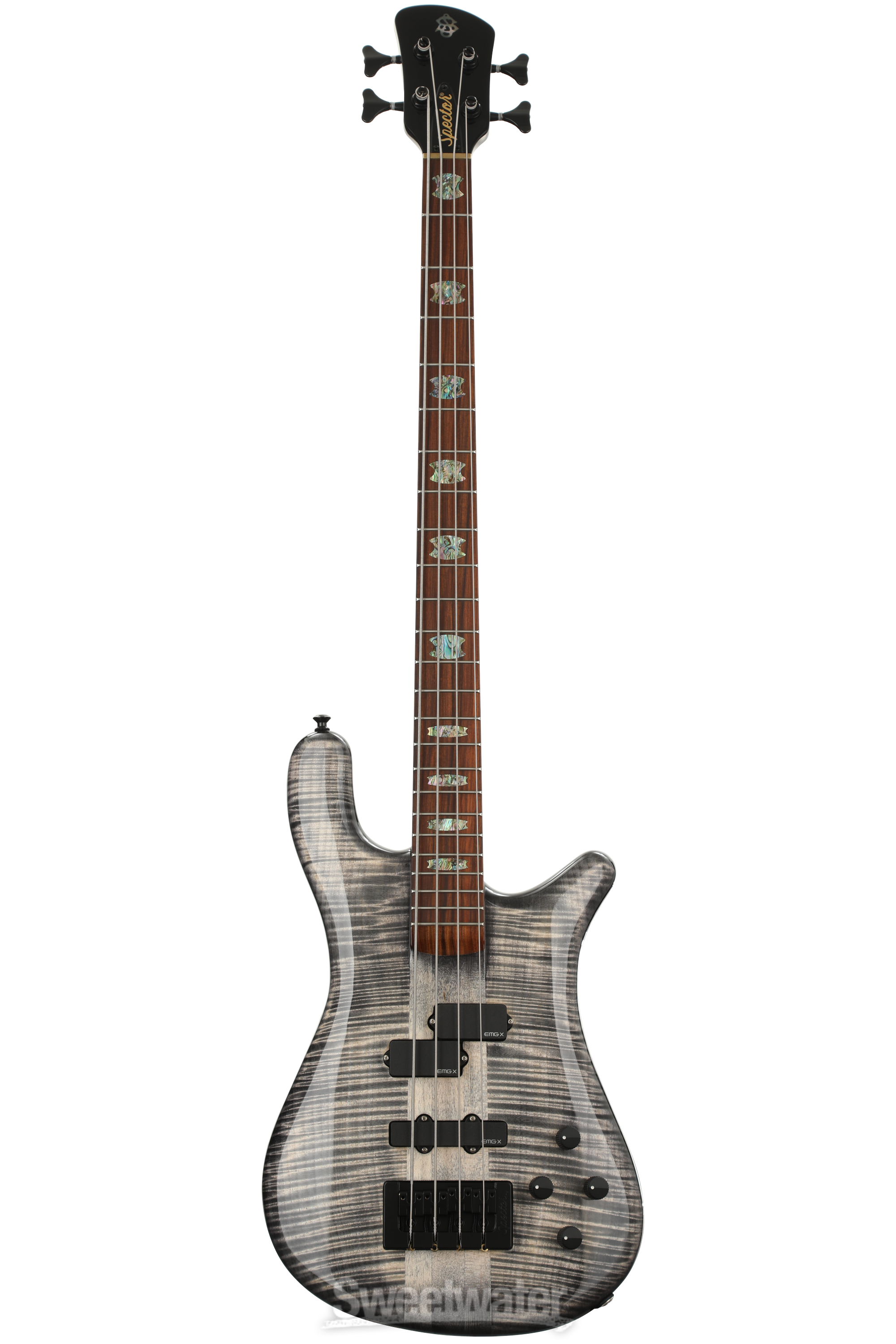 Spector NS-2 4 String Neck Thru - Super Faded Black