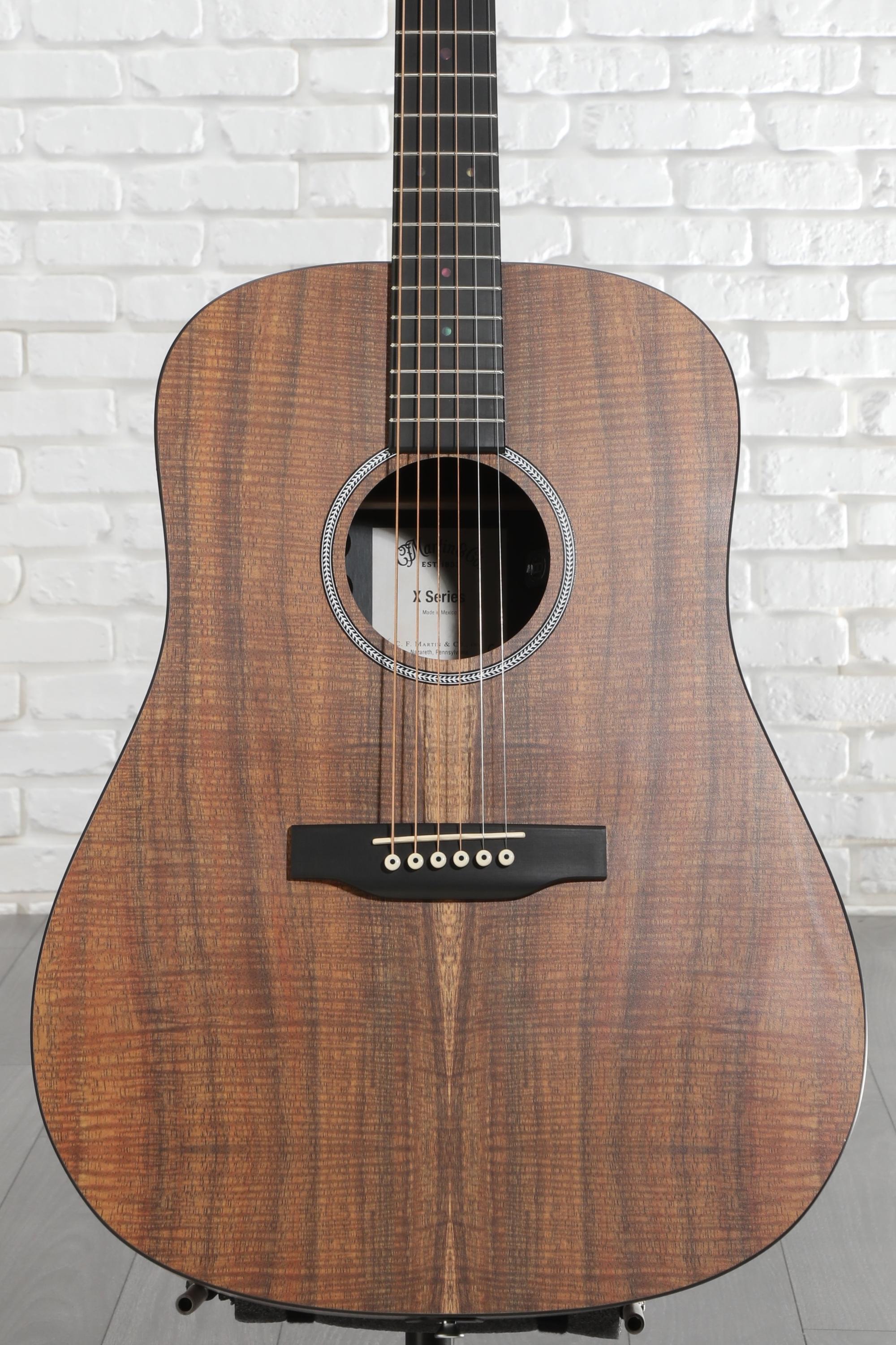 Martin D-X1E Koa Acoustic-electric Guitar - Figured Koa | Sweetwater