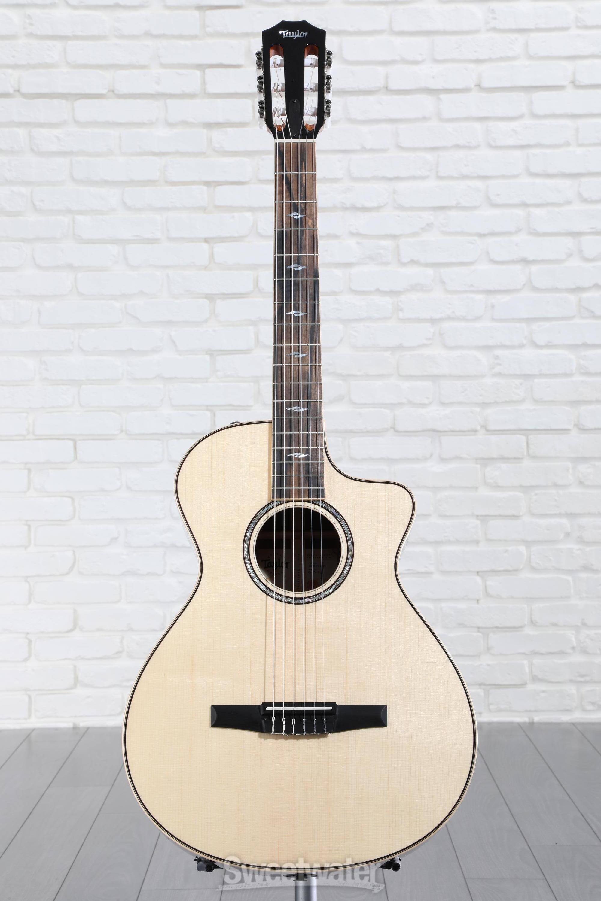 Taylor 812ce-N Grand Concert Nylon-string Guitar - Natural | Sweetwater