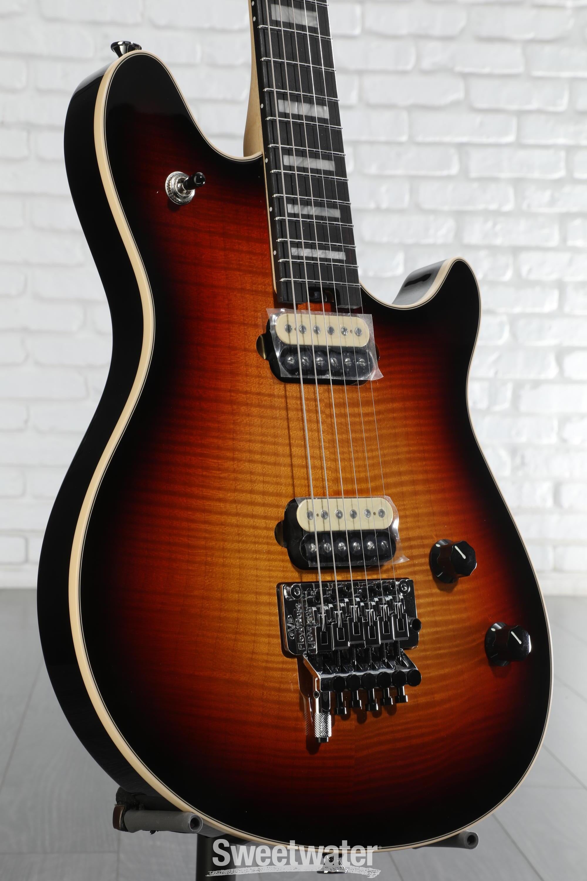ギター EVH Wolfgang 5A FLM 3TONE BURST EVH Wolfgang USA Ebony Fingerboard 5A Flame Top 3-Tone Burst