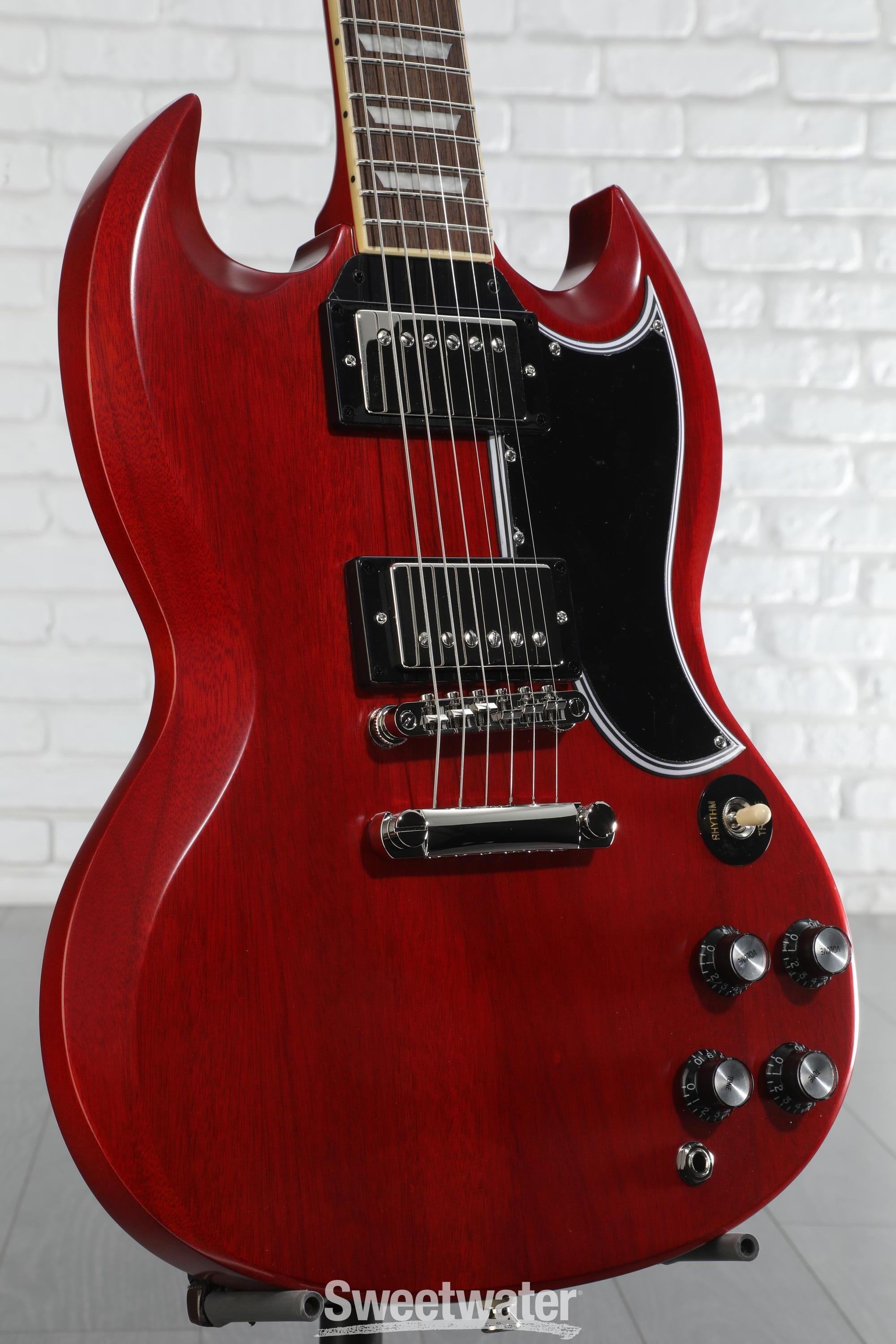 ギター Epiphone 1961 Les Paul SG Standard Epiphone 1961 Les Paul SG Standard - Aged Sixties Cherry