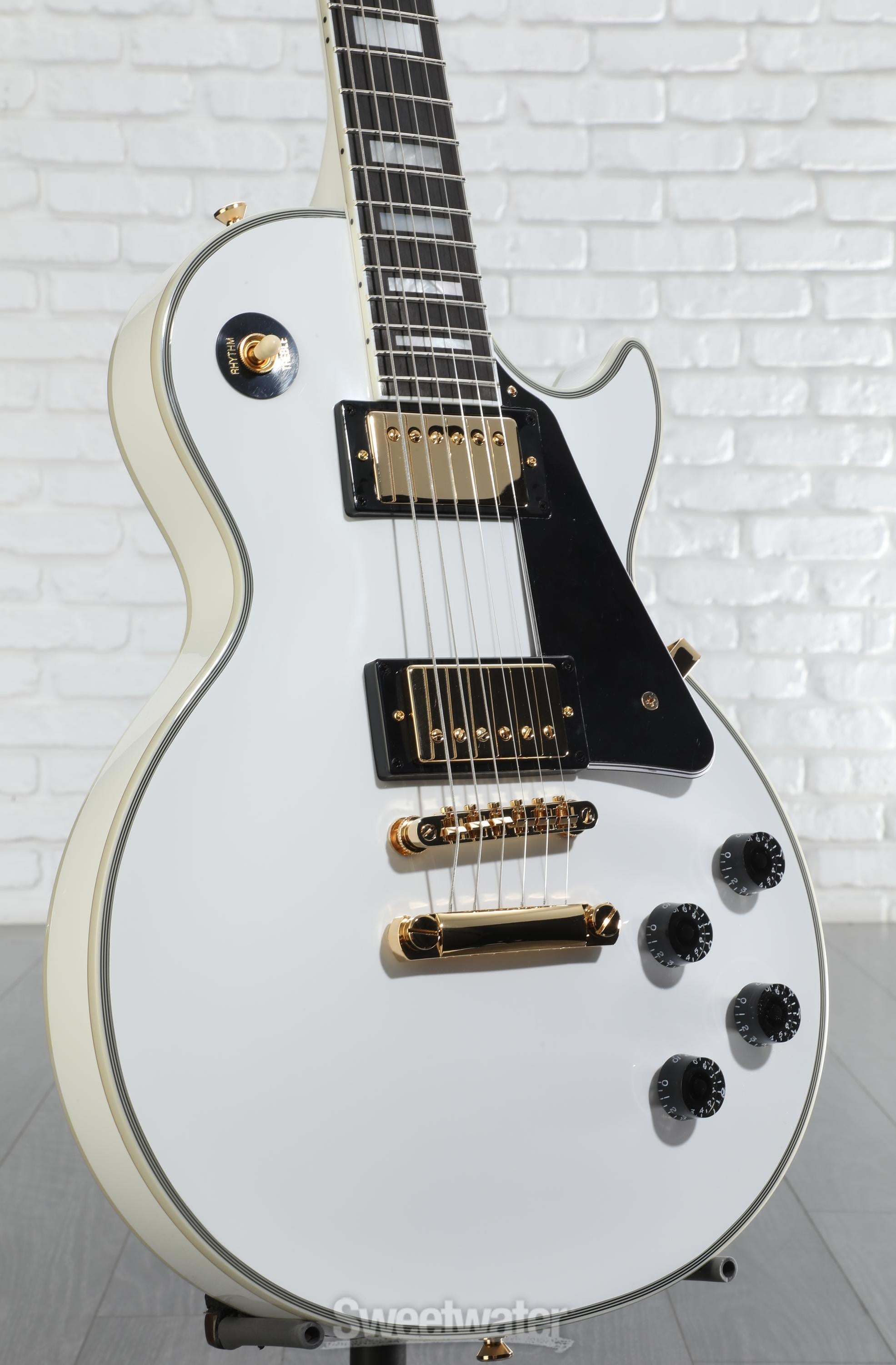 Epiphone Les Paul Custom Electric Guitar - Alpine White