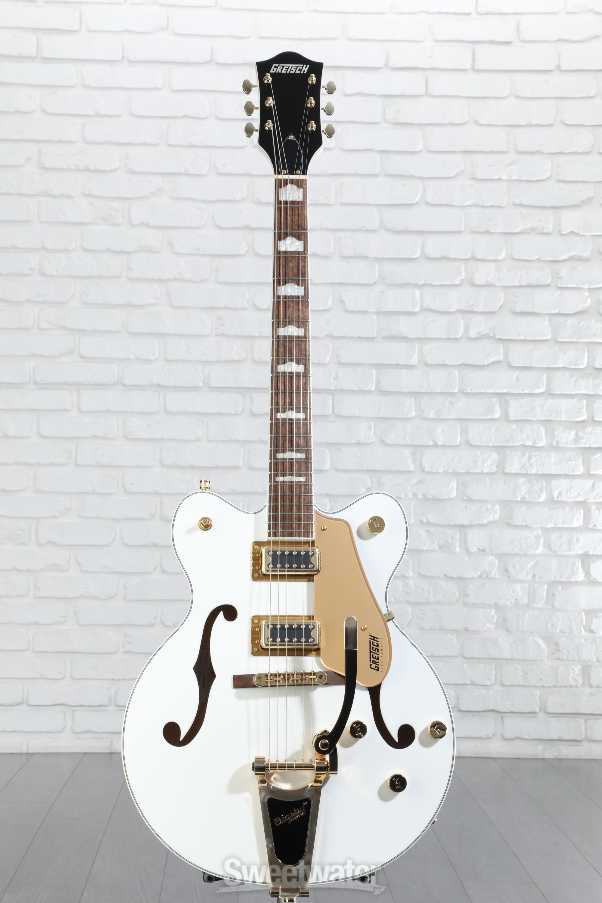 GRETSCH G5422TG Electromatic Classic Hollow Body Double-Cut with 程よく Bigsby  (Snowcrest White) 【B級特価】