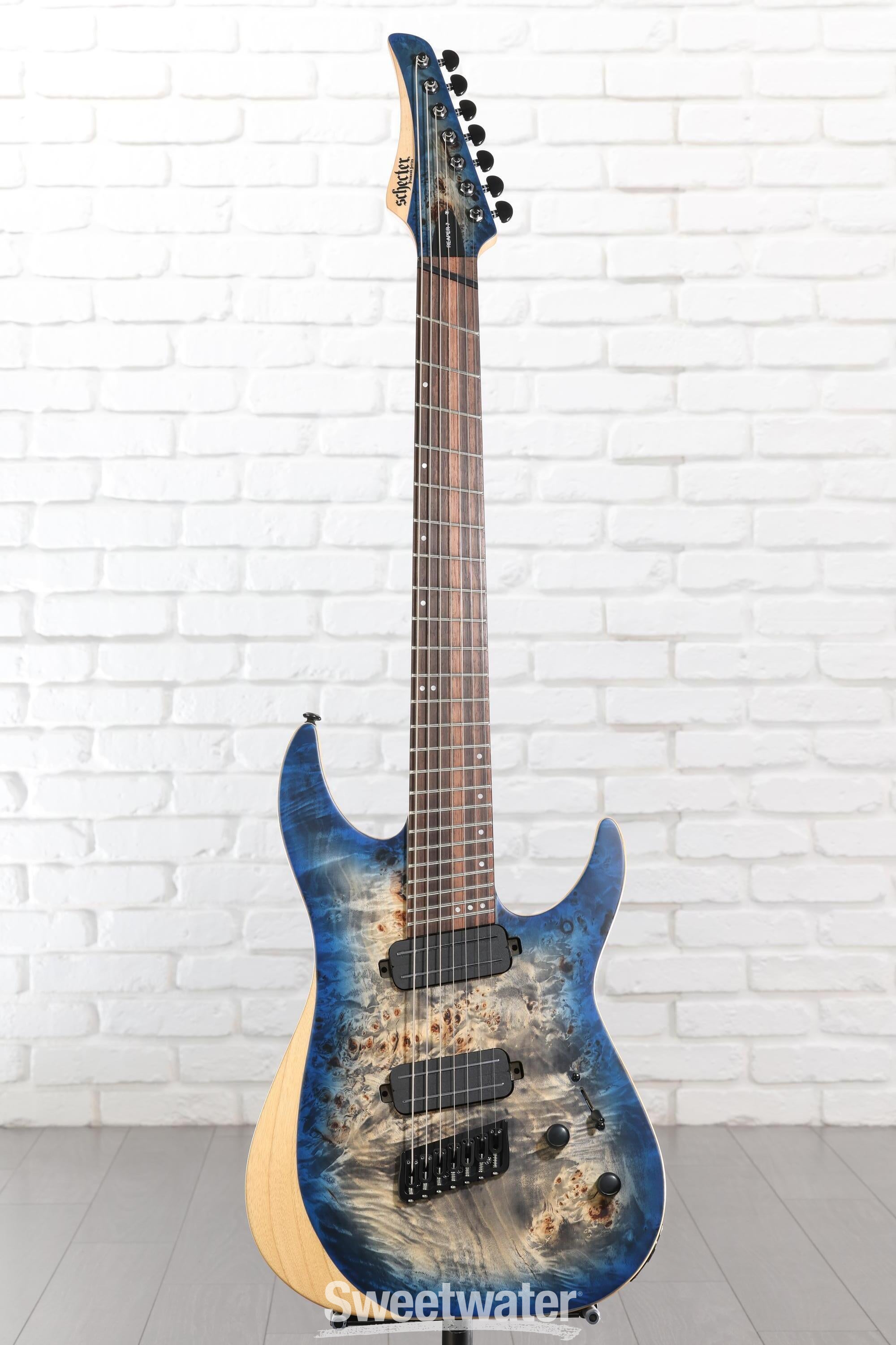 Schecter Reaper-7 Multiscale - Satin Sky Burst | Sweetwater