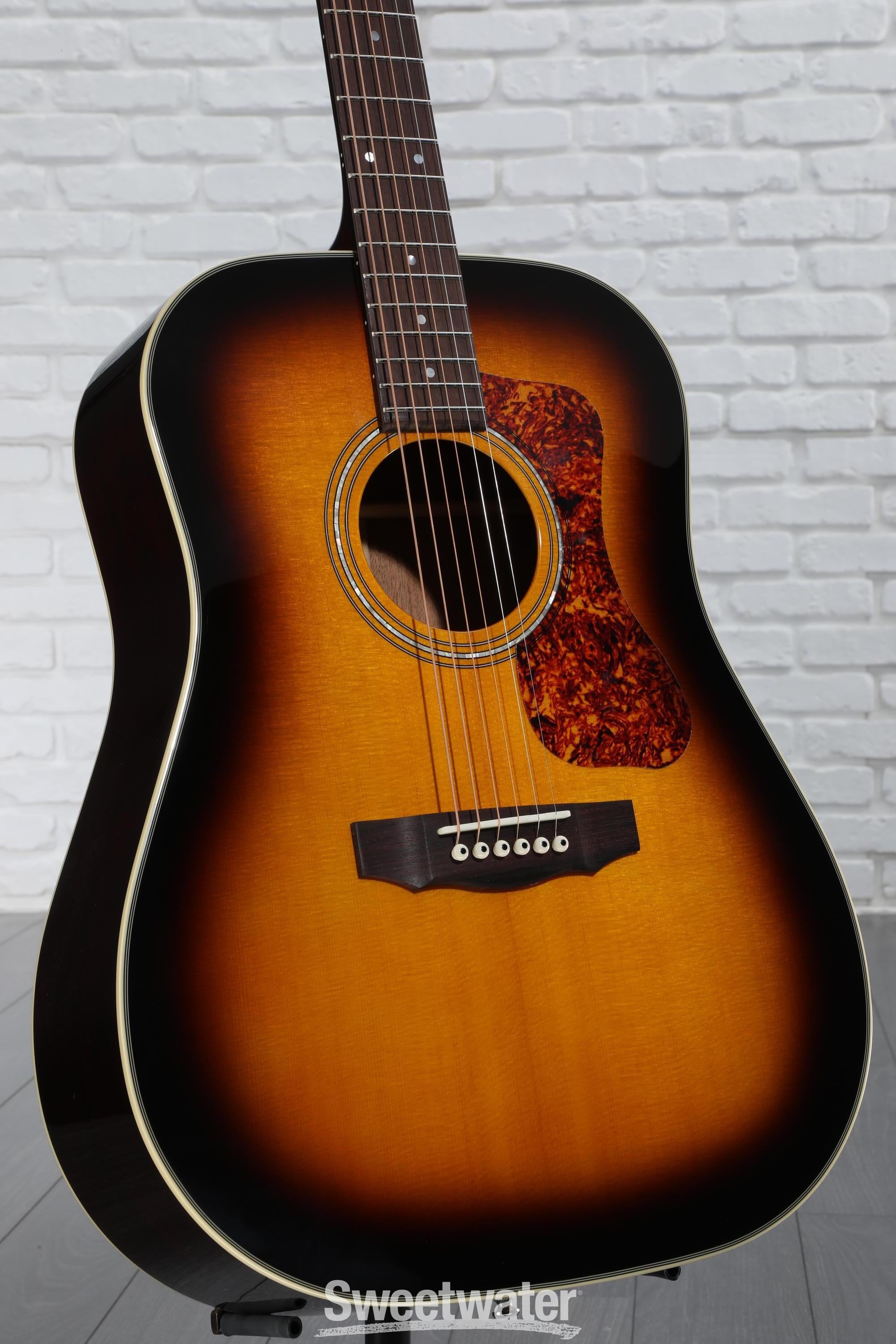 Guild D-140 Dreadnought Acoustic Guitar - Antique Burst