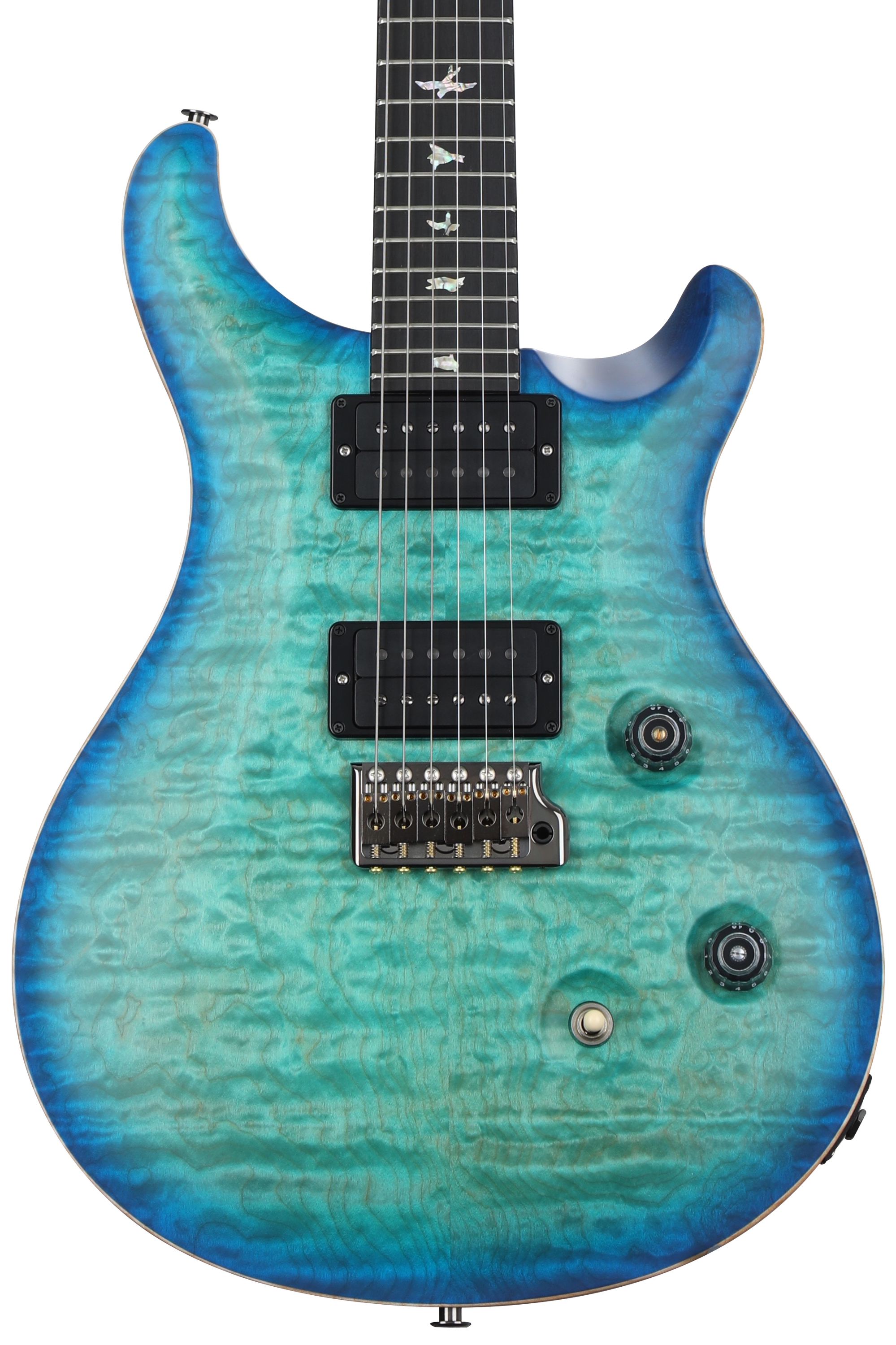 PRS Wood Library Custom 24 Electric Guitar - Satin Makena Blue