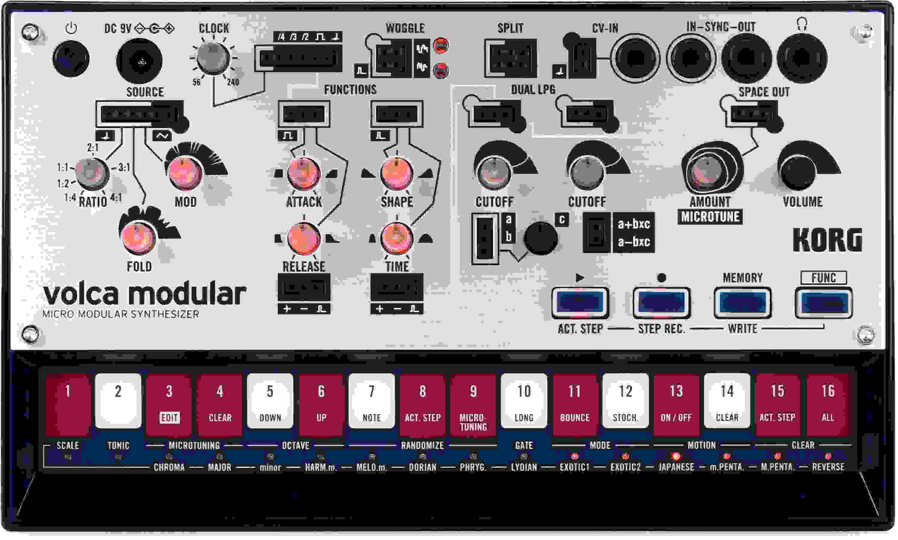 Korg Volca Modular Semi-Modular Synthesizer with Sequencer