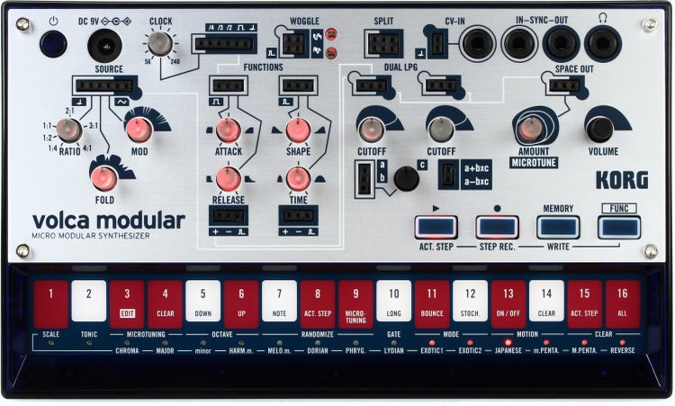 Korg has made a tiny mixer for its Volca gear