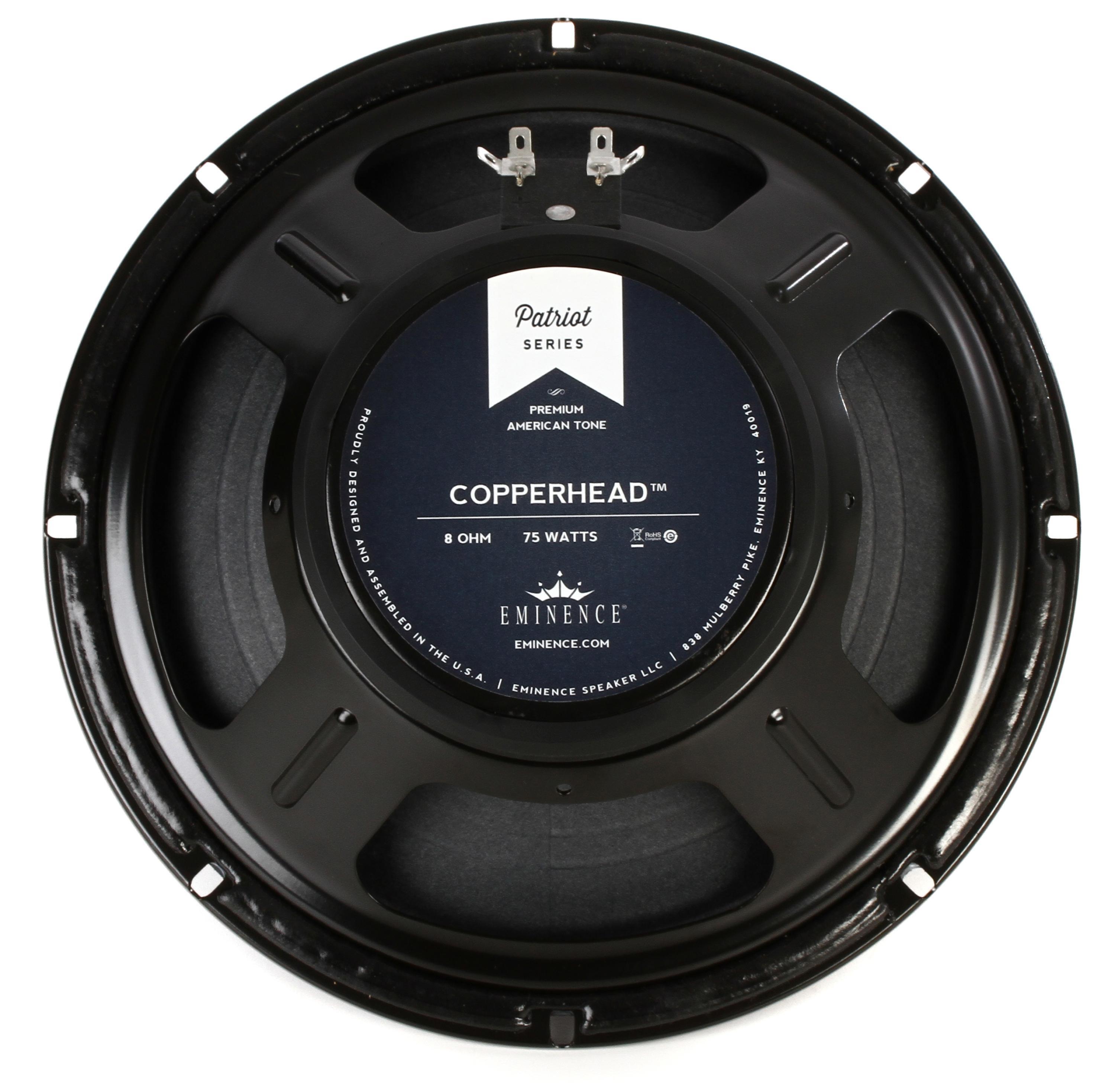 The Copperhead 10-inch 75-watt Guitar Amp Replacement Speaker - 8
