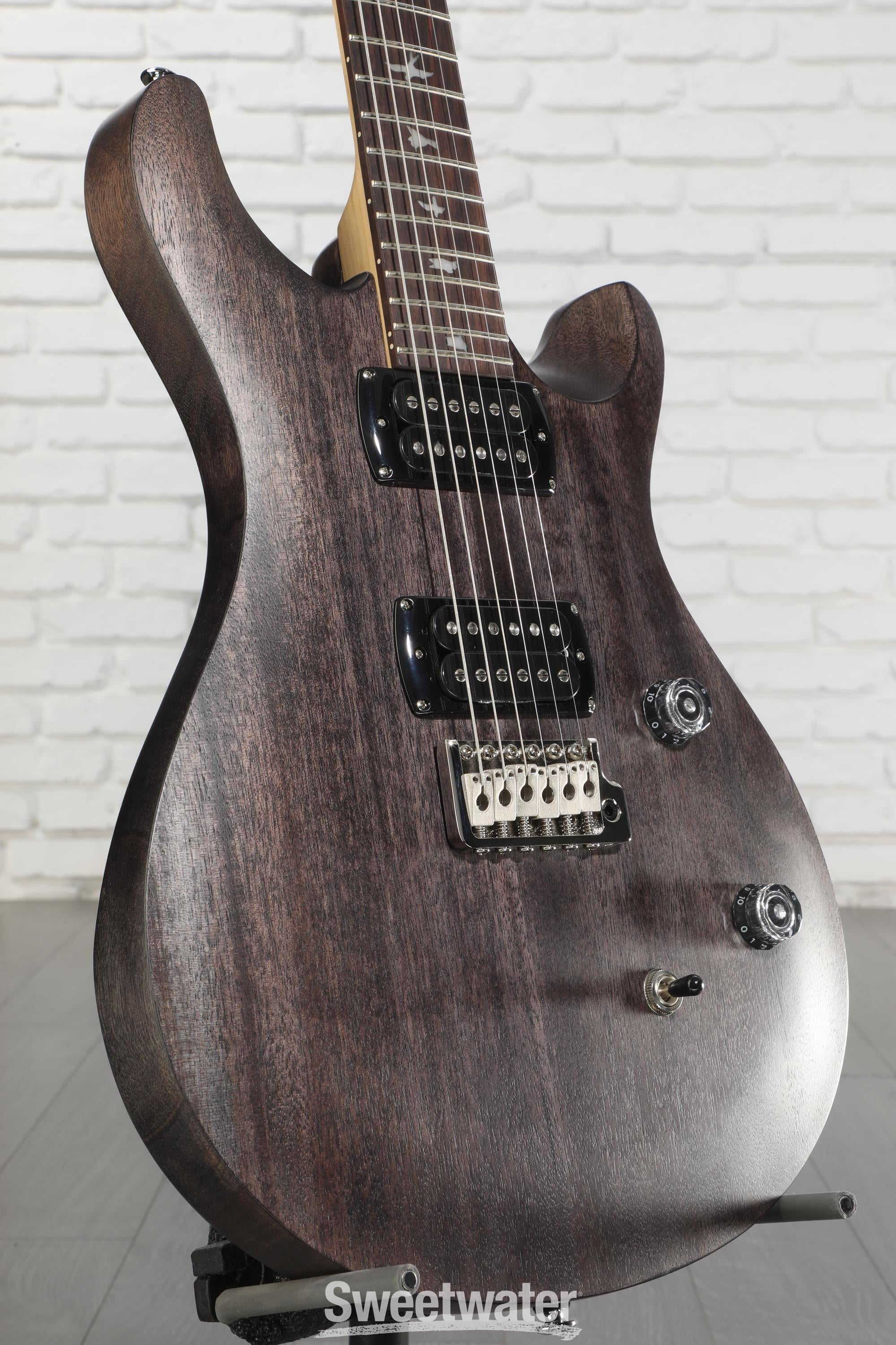 ギター PRS SE CE 24 Standard Satin Charcoal STD PRS SE CE 24 Standard Satin Electric Guitar - Charcoal Satin