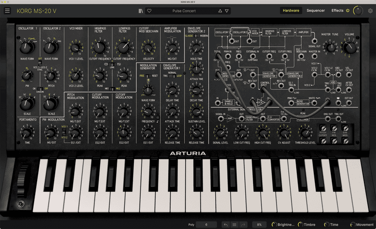 Arturia MS-20 V Analog Synthesizer Software Instrument | Sweetwater