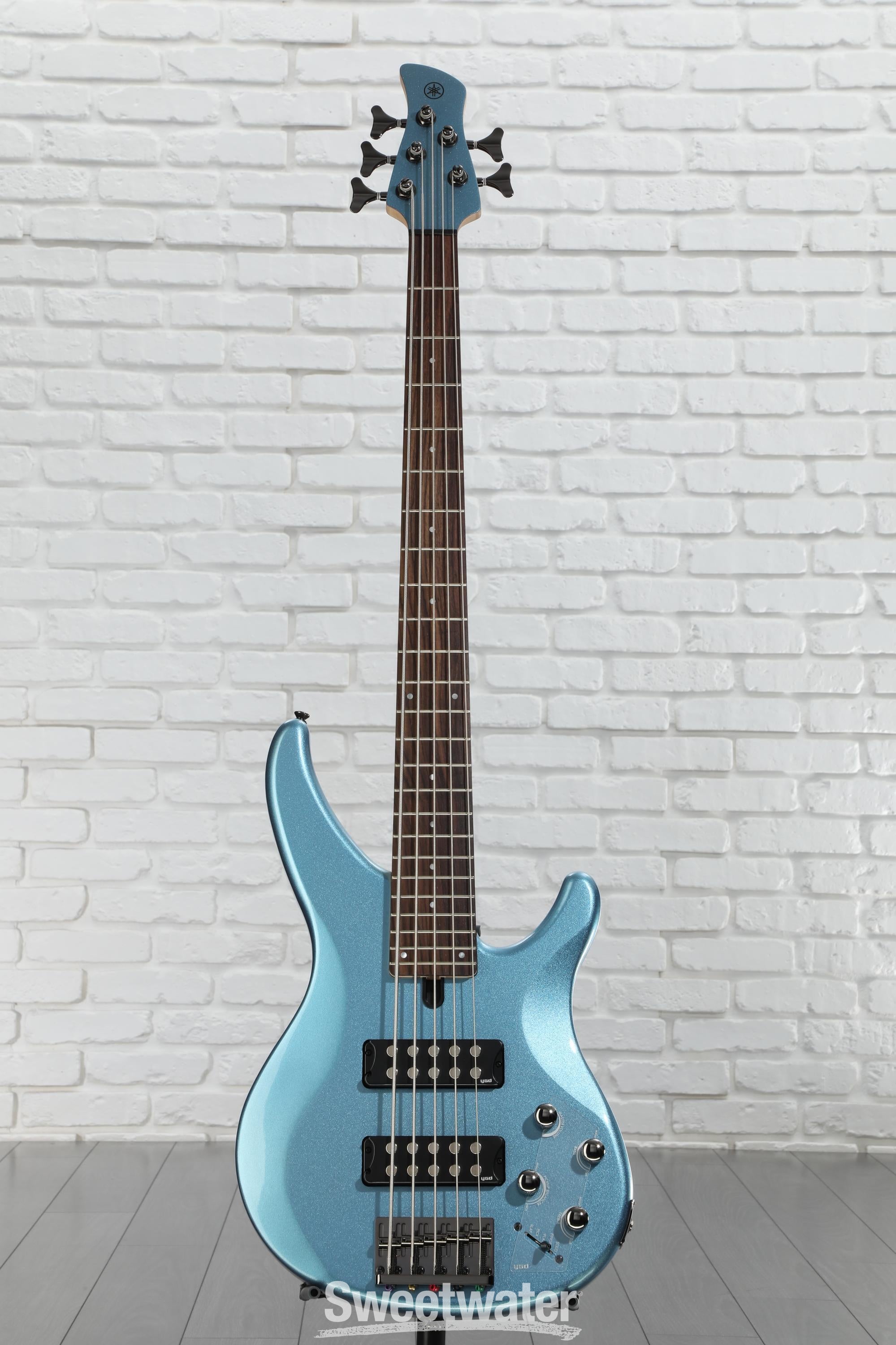 Yamaha TRBX305 5-string Bass Guitar - Factory Blue | Sweetwater
