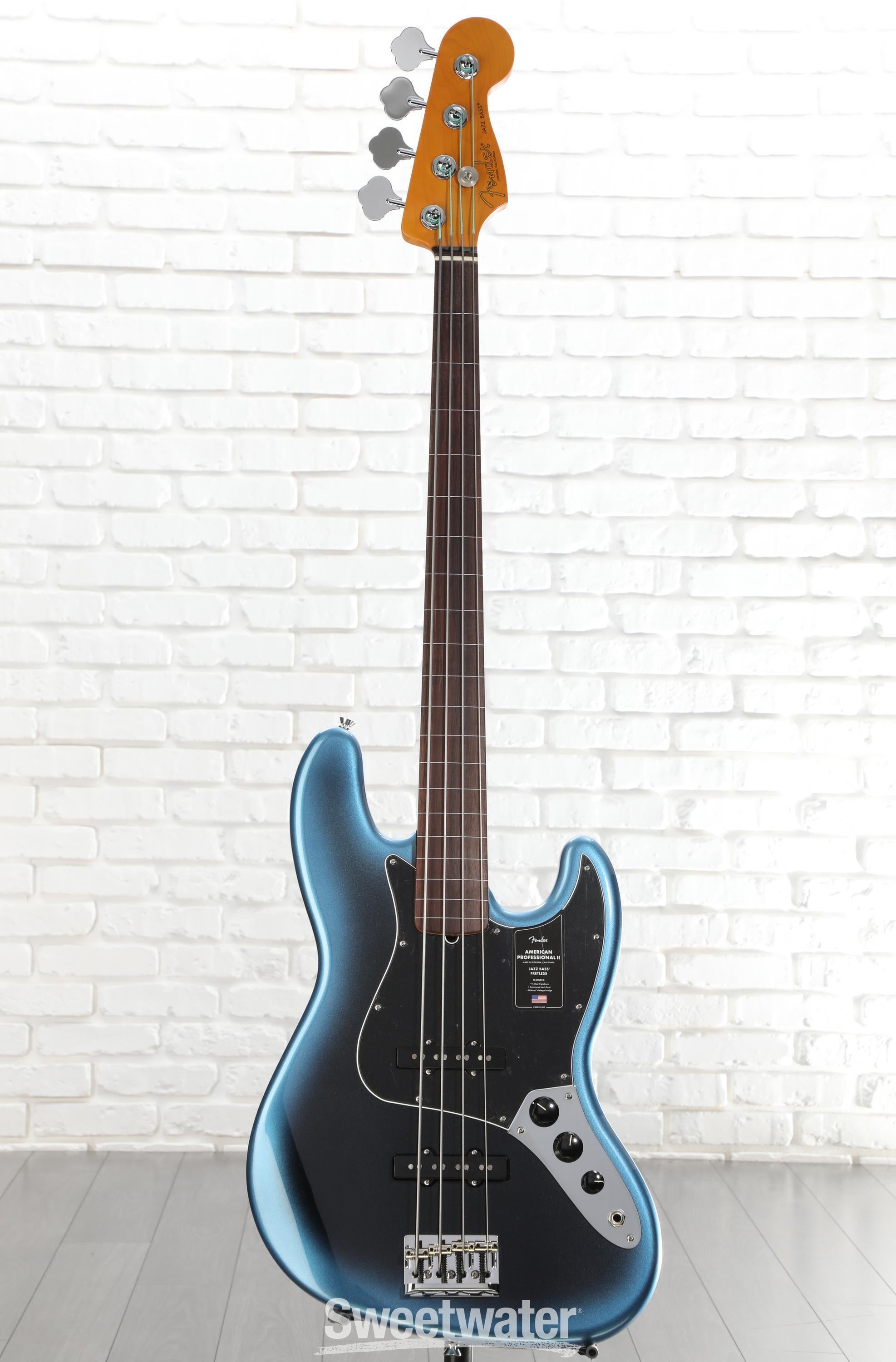 Fender American Professional II Jazz Bass Fretless - Dark Night