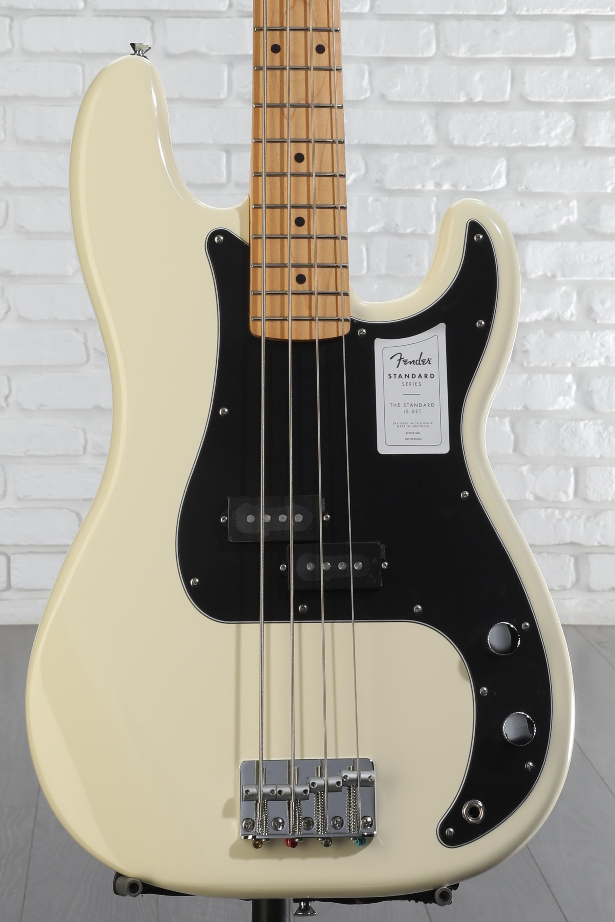 Fender Standard Precision Bass - Olympic White | Sweetwater