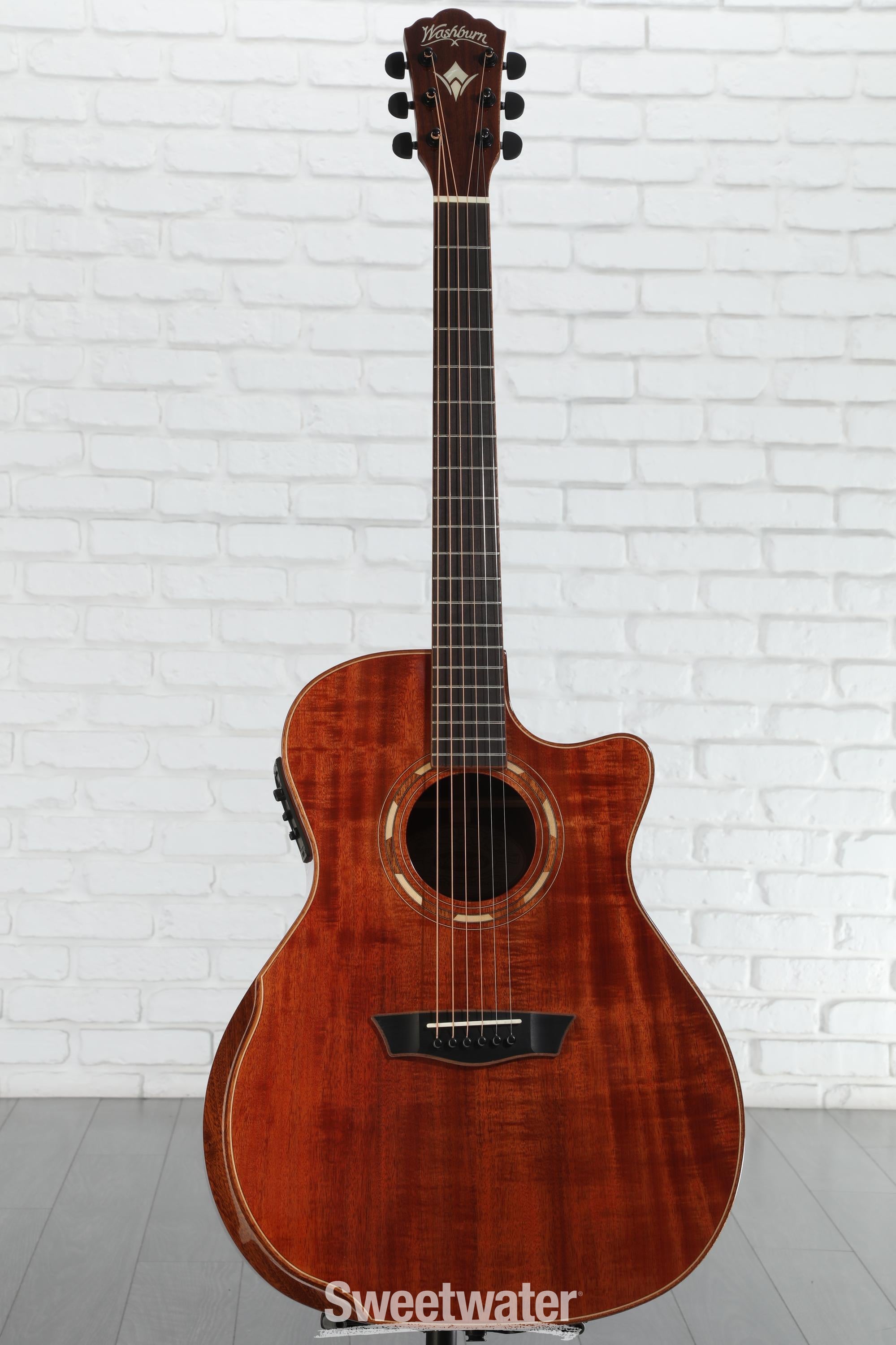 Washburn G55ce Koa Natural 美品 Washburn Comfort G55CE Koa Acoustic-electric Guitar