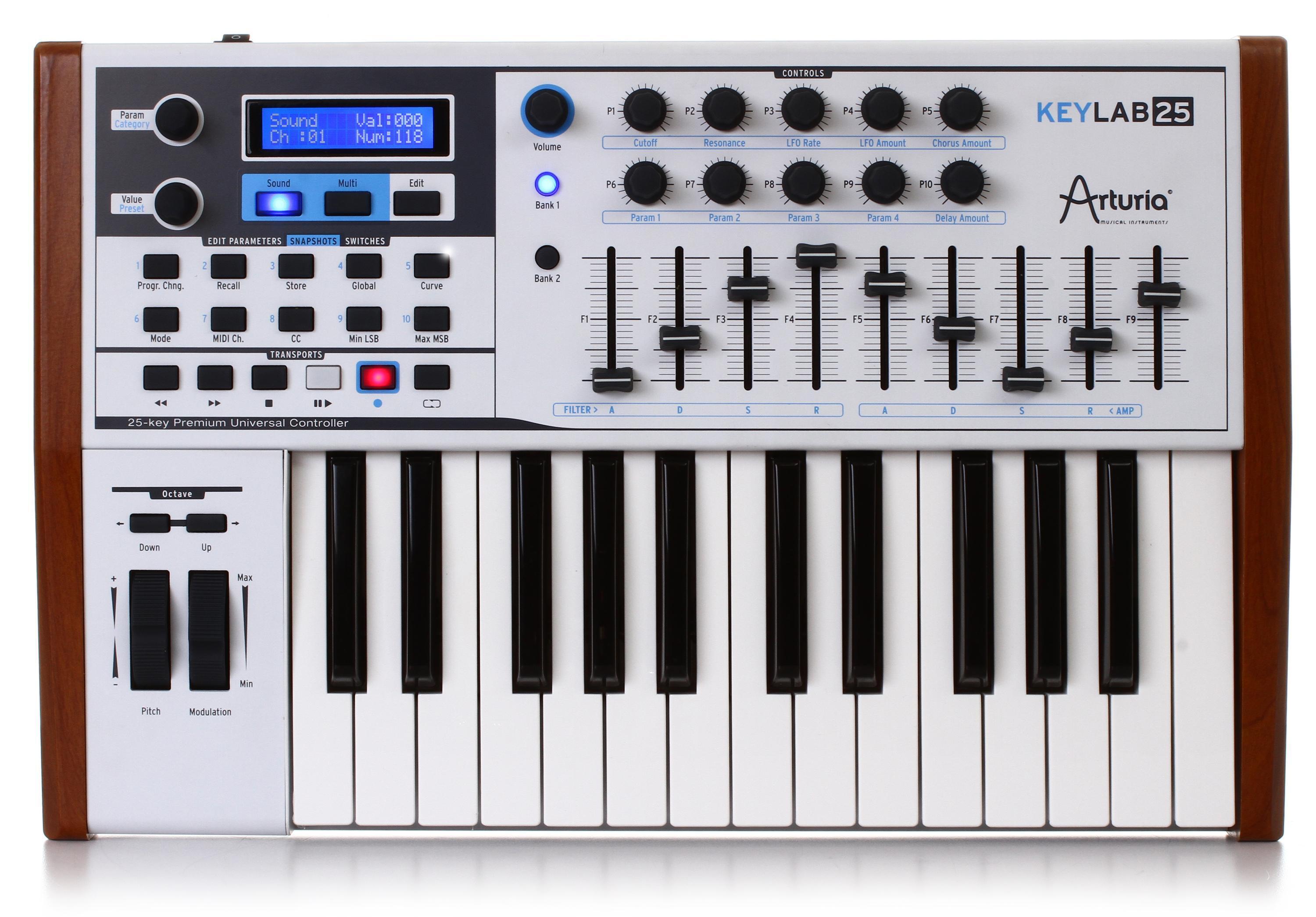 Arturia KeyLab 25 Keyboard Controller Reviews | Sweetwater