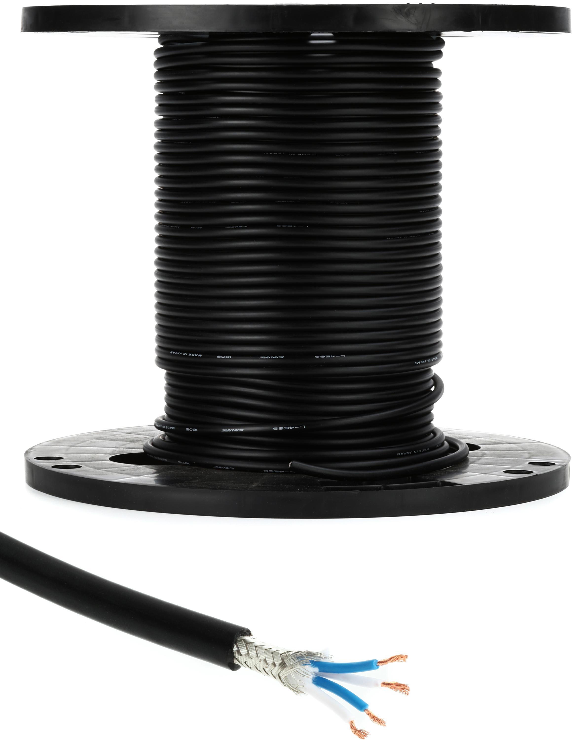 Canare L-4E6S Star Quad Bulk Microphone Cable - Black 250 Foot